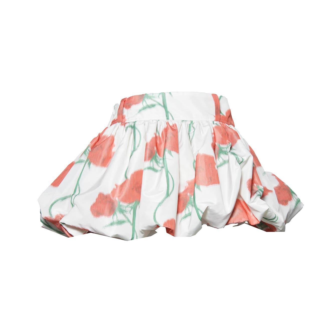 kenzo archive rose balloon skirt 