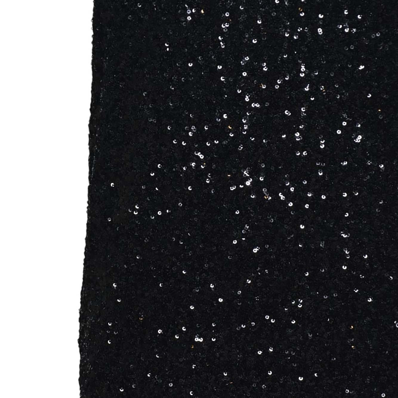 Abito Anja in paillettes nero Nineminutes 