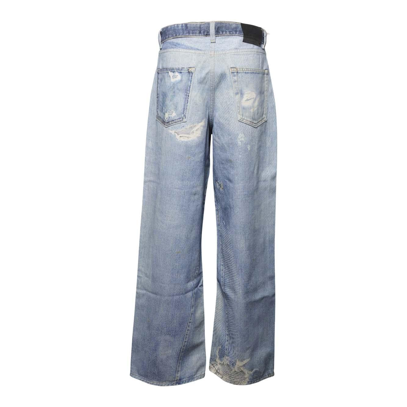 full cut digital denim print 