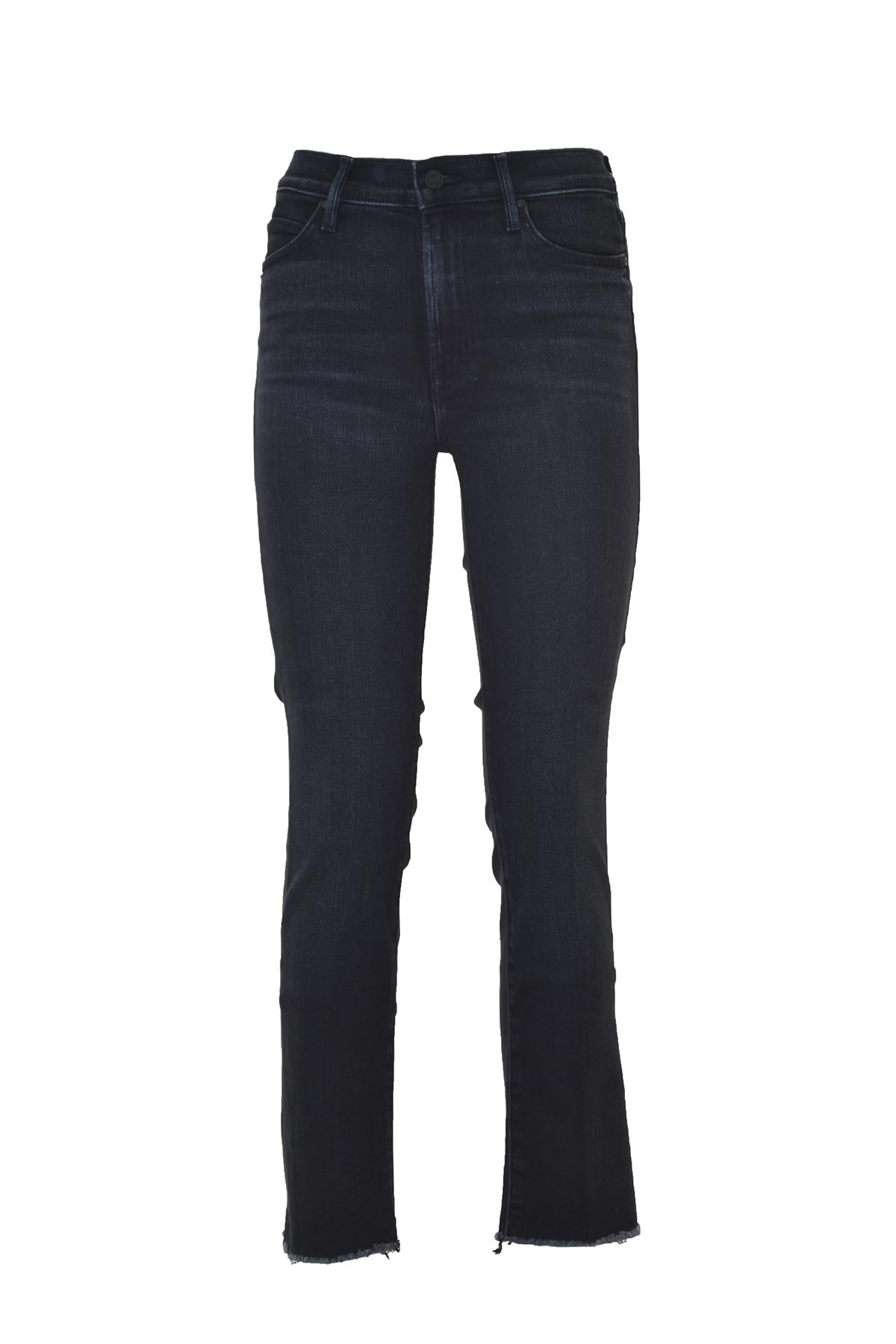 Jeans The Rascal Ankle Snippet in denim nero Mother Women 