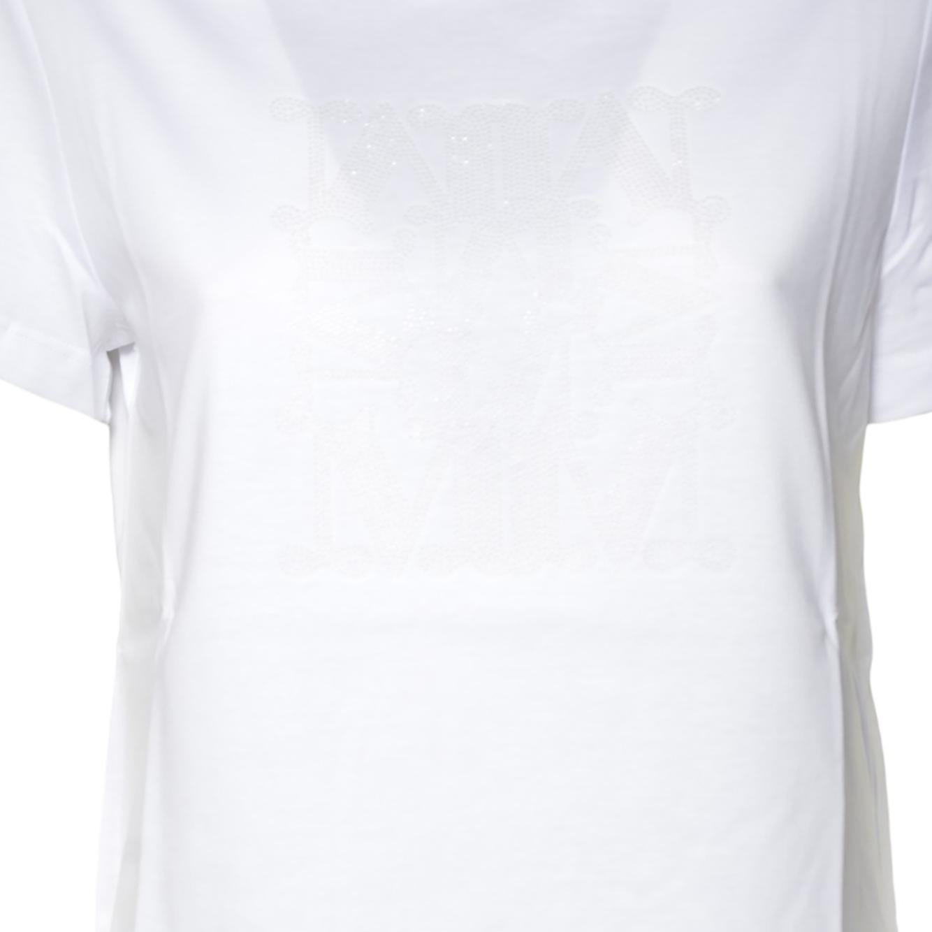 T-shirt Giovane in cotone bianco Max Mara 