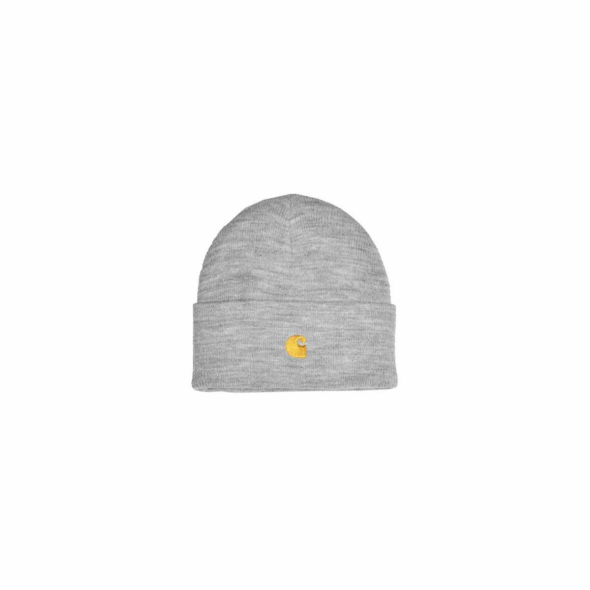 Berretto in maglia Chase grigio con ricamo Carhartt 