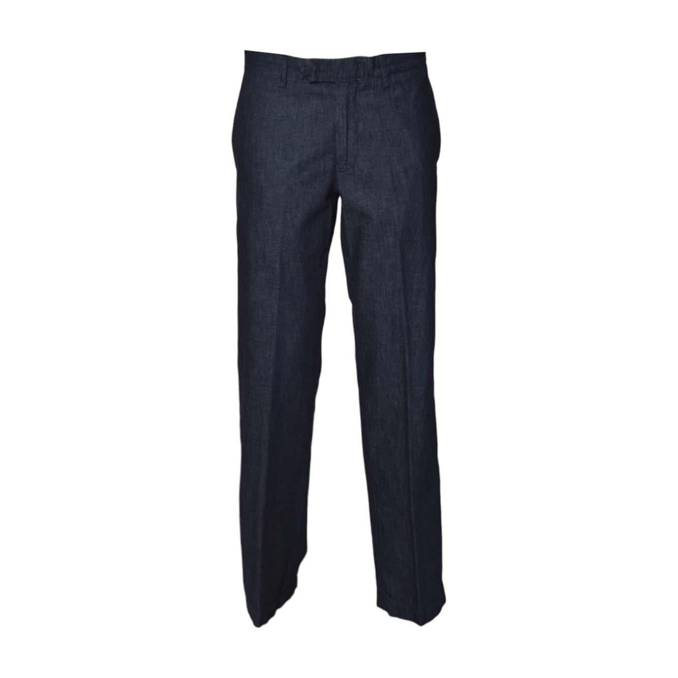 Pantalone dritto in cotone denim blu Aspesi 