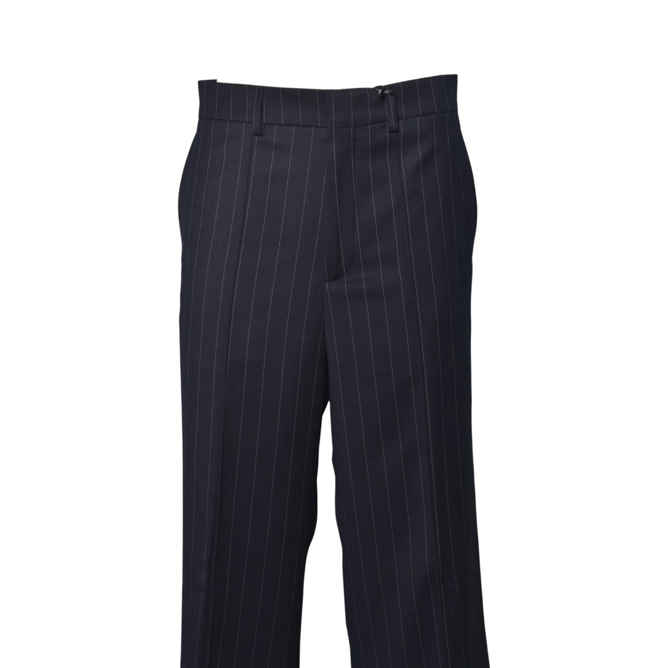 the woman submarine pants stripe gessato fresco lana 