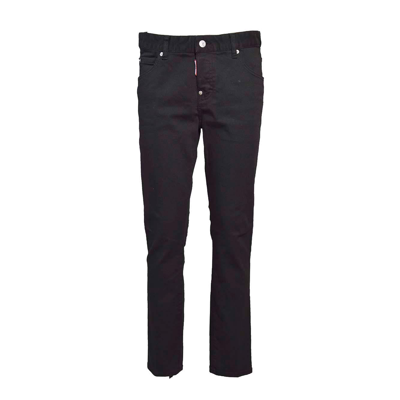 Jeans Jennifer Dyed in cotone nero Dsquared2 