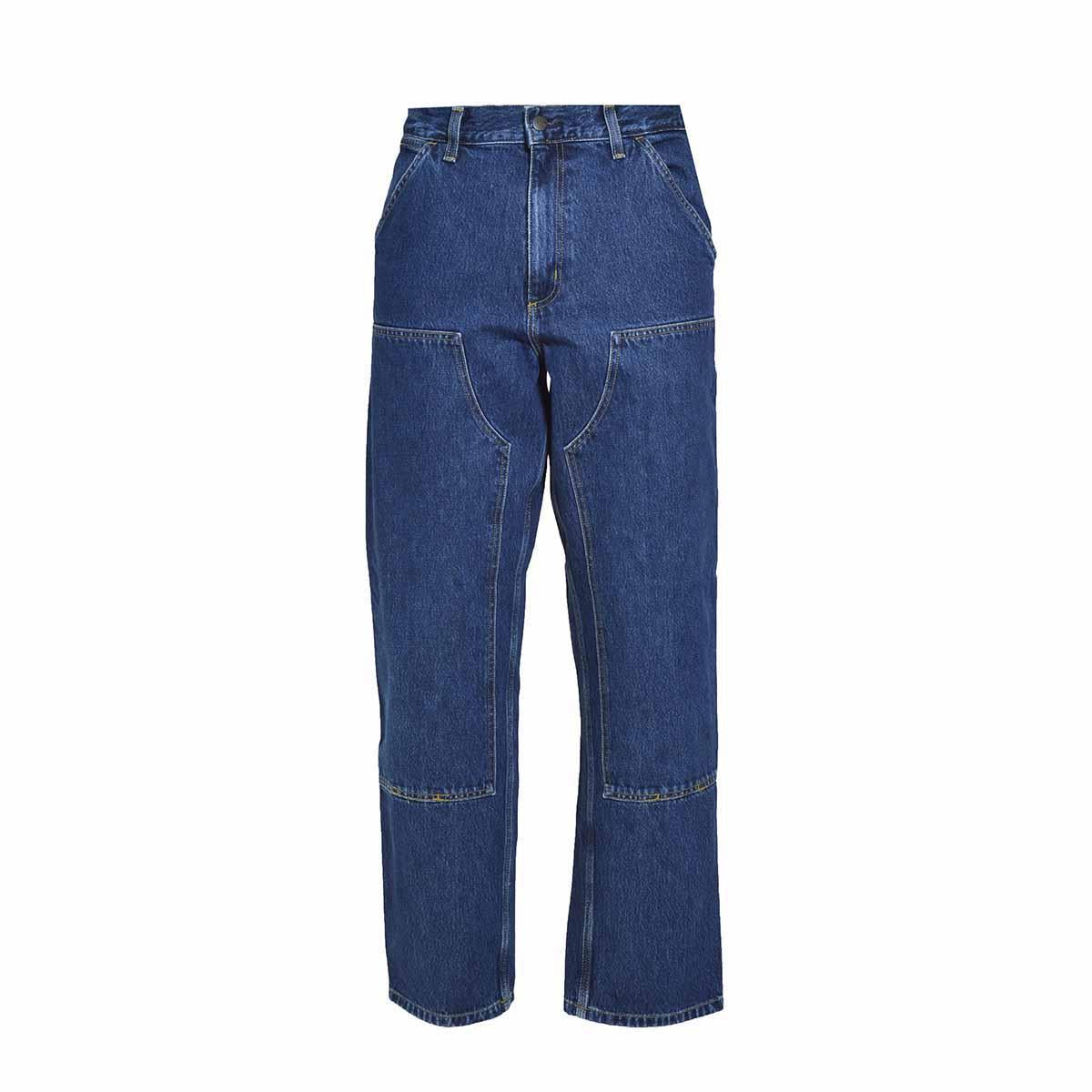 Jeans Double Knee in denim blu scuro Carhartt 