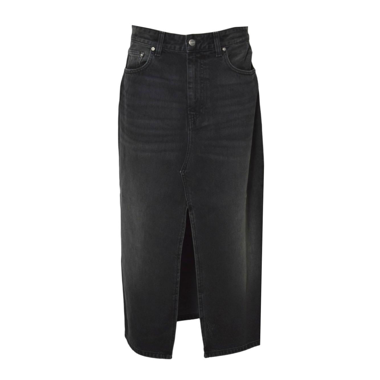 w' brandon skirt 100% cotton 'smith' denim, 
