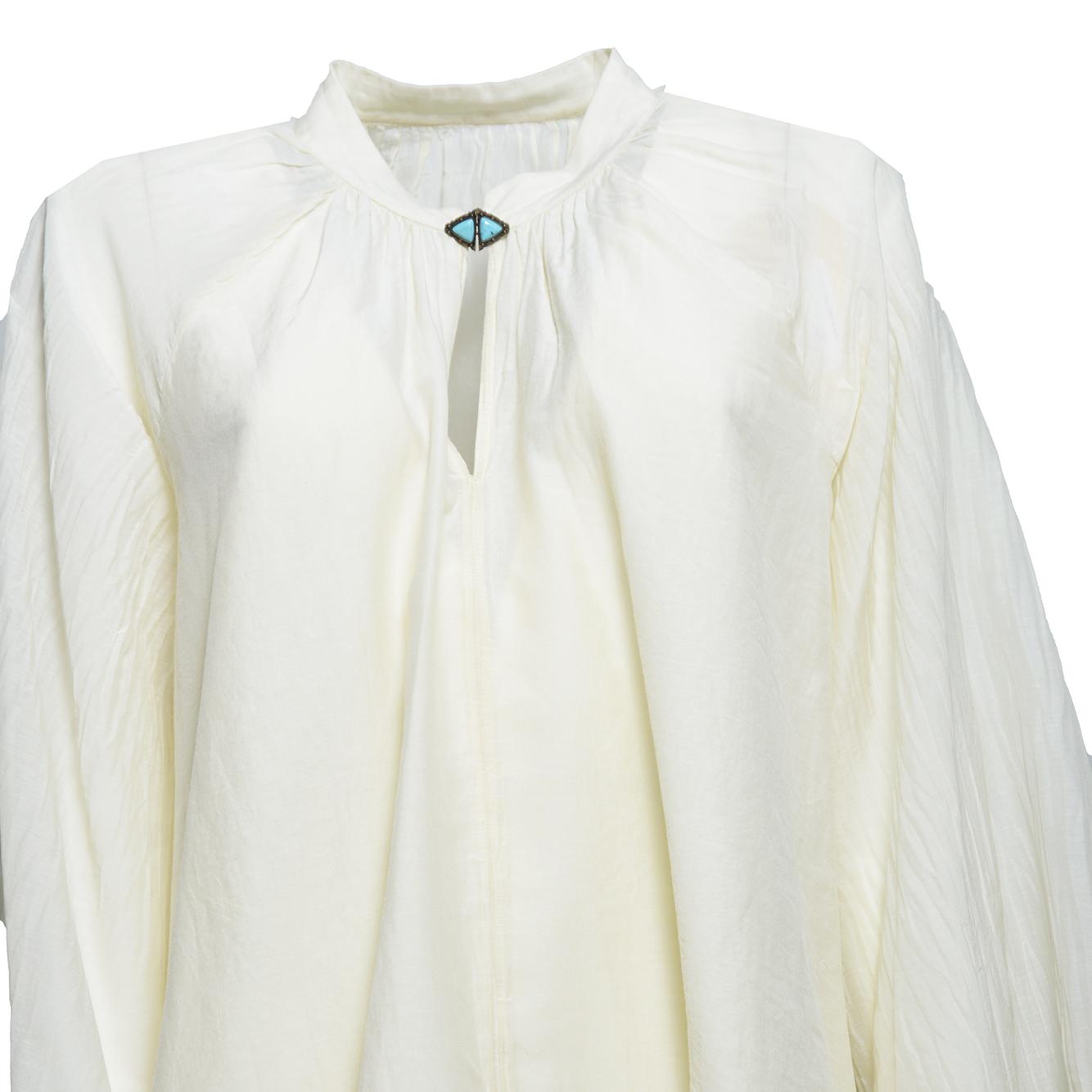 cotton silk blouse 