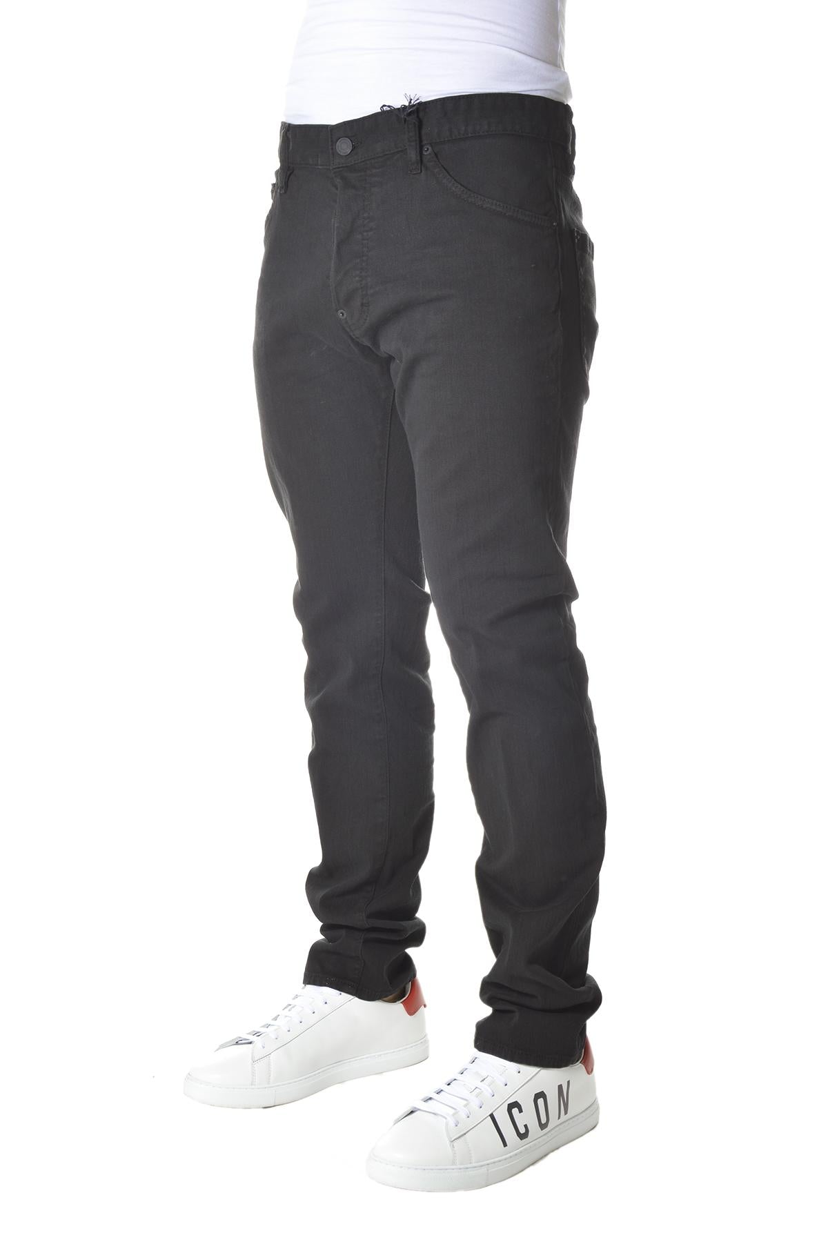 Jeans Cool Guy Black Bull in denim nero Dsquared2 