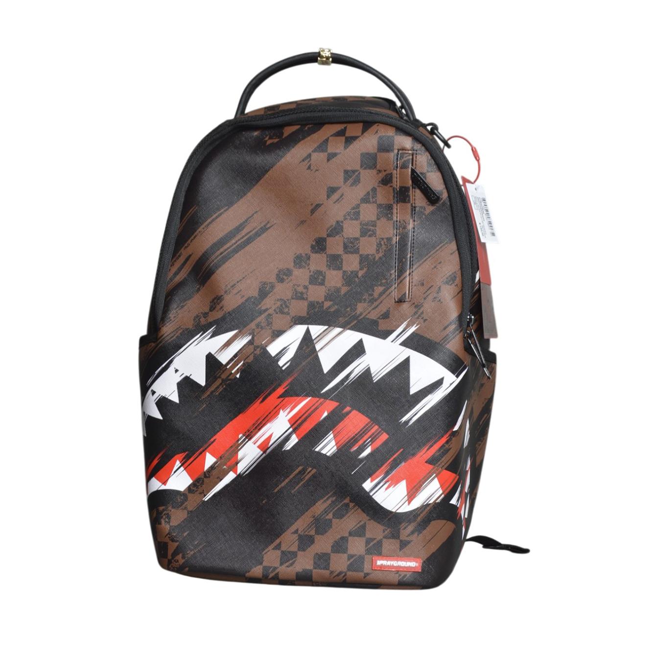 smeared grunge backpack 