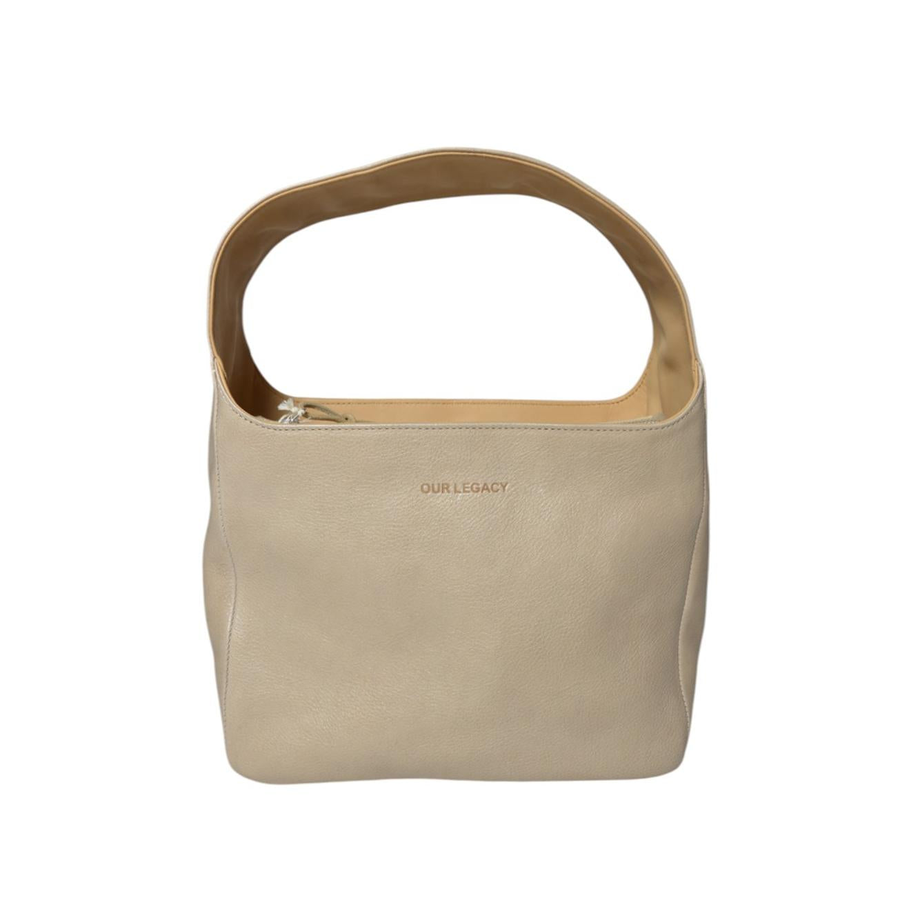 Borsa Brick in pelle rosa cipria Our Legacy 
