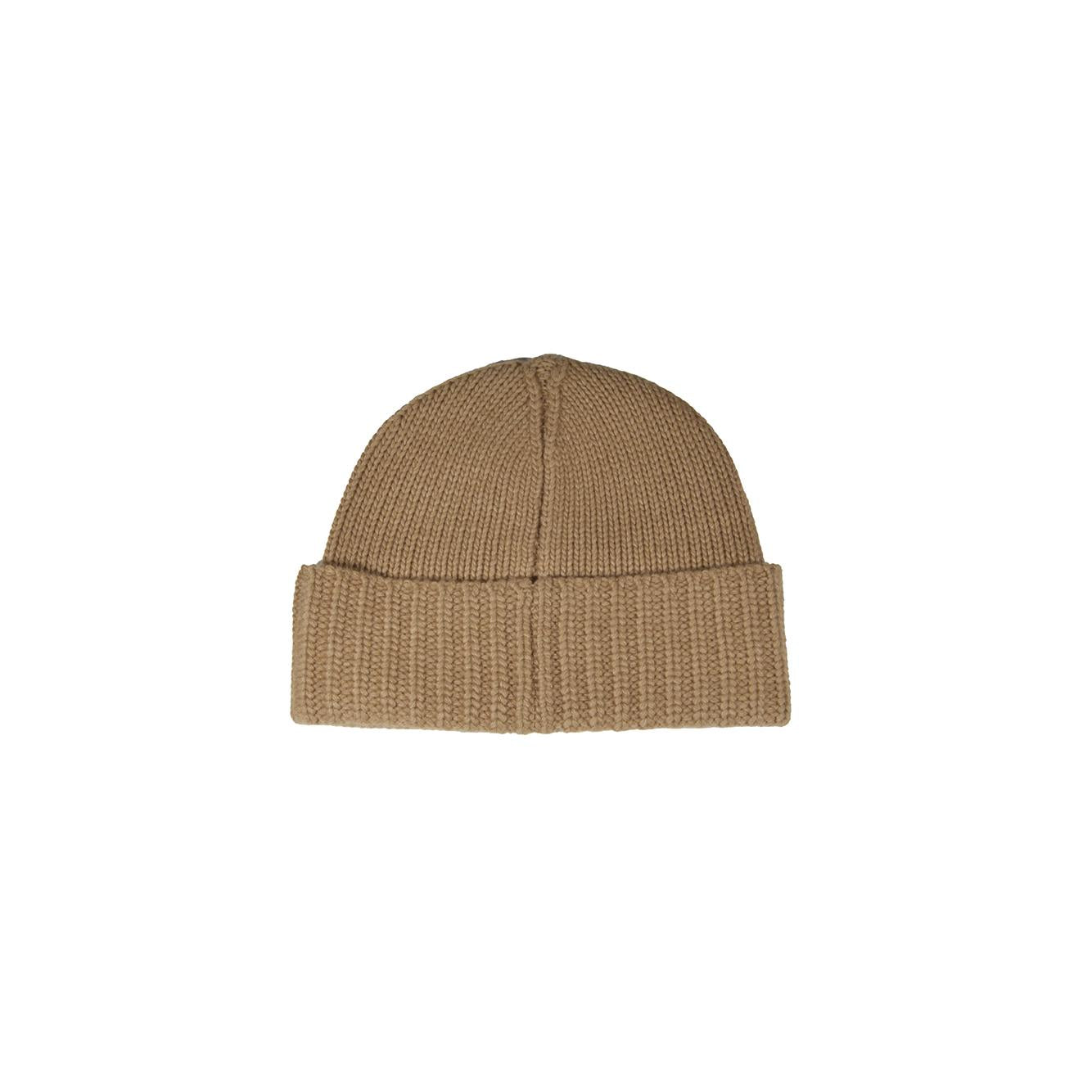 Berretto D2 Statement in misto lana e cashmere biscotto Dsquared2 