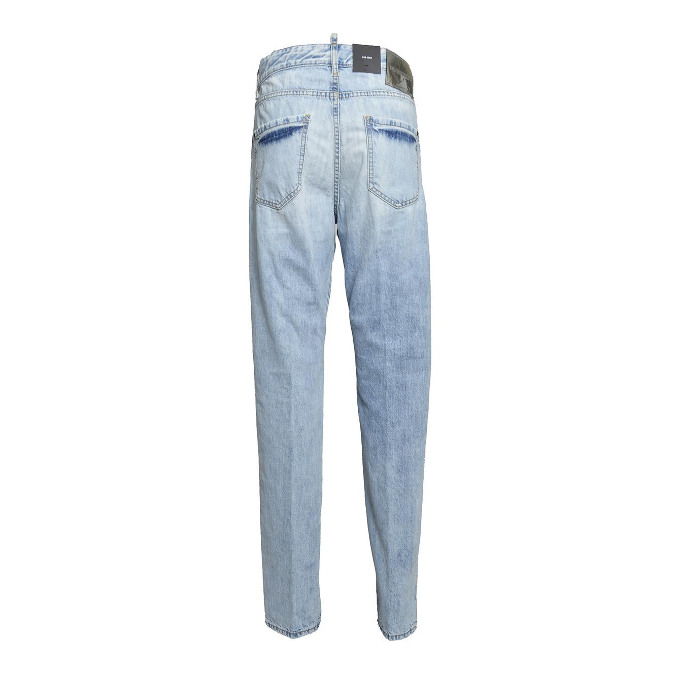Jeans 642 Jean in denim blu chiaro Dsquared2 