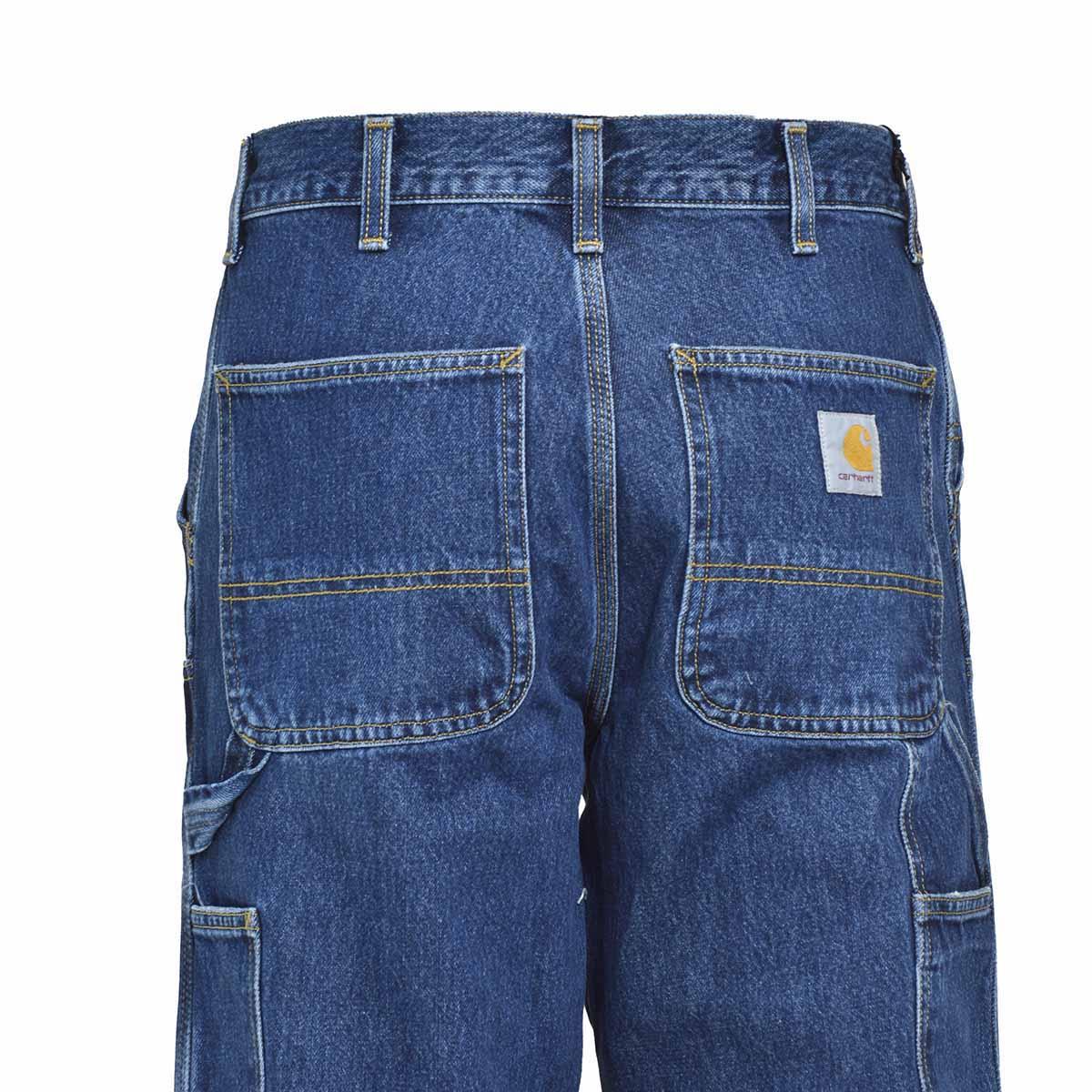 Jeans Double Knee in denim blu scuro Carhartt 