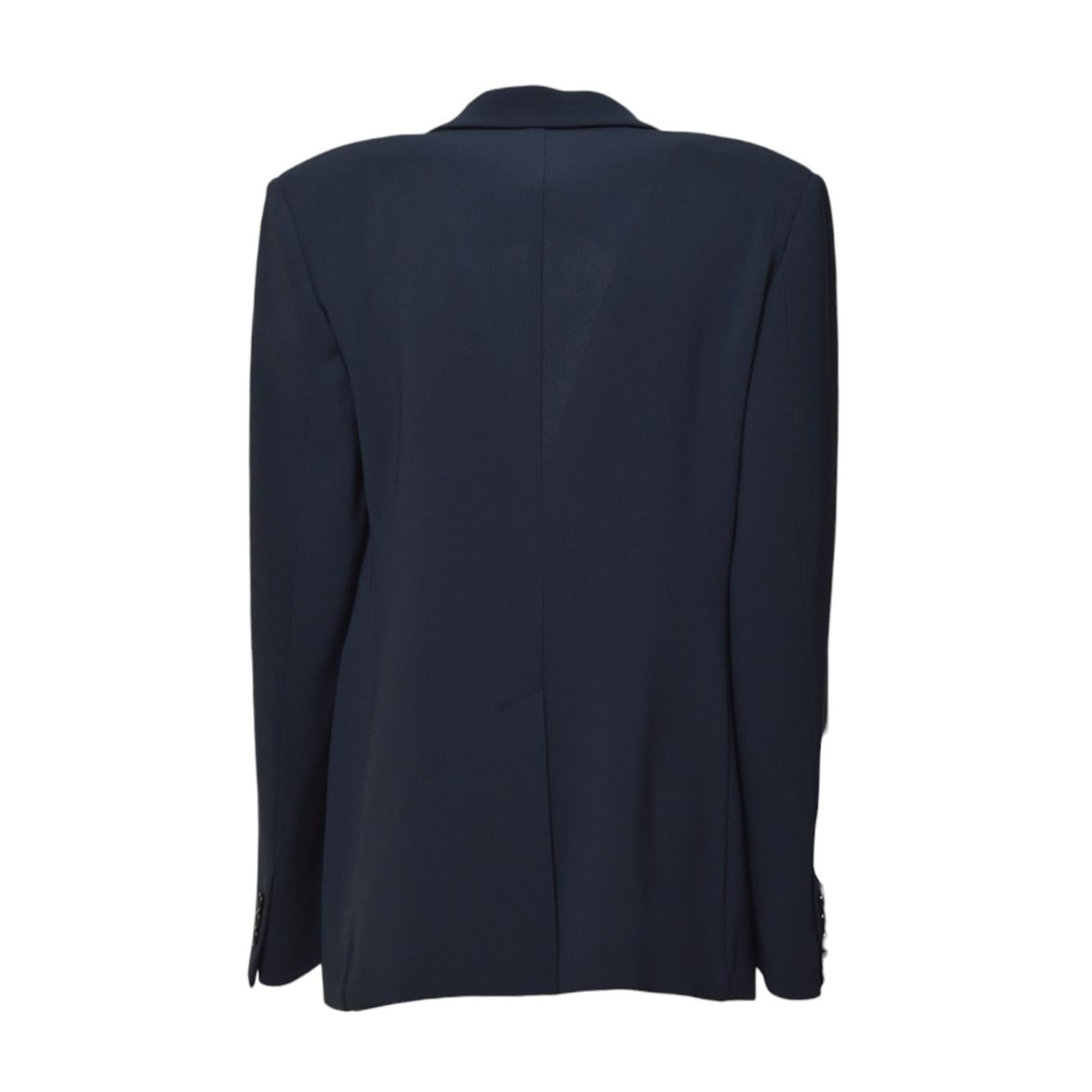 Giacca monopetto in cady blu notte Aspesi 