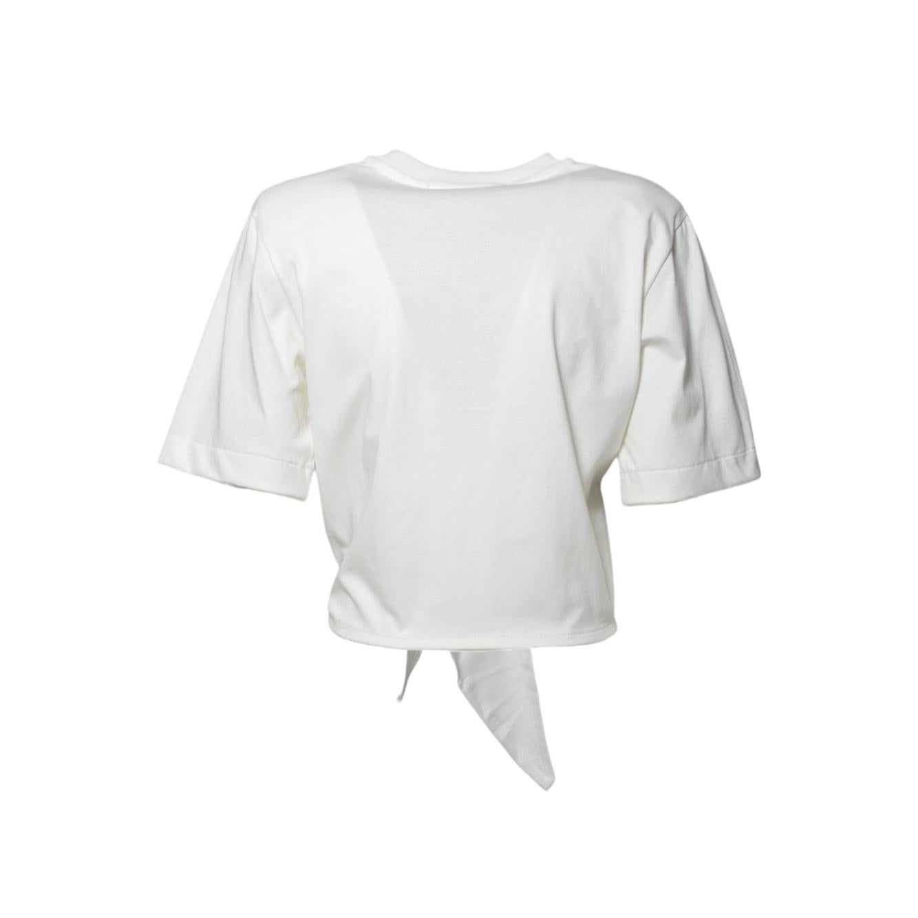 T-shirt The Gia in cotone bianco Nineminutes 
