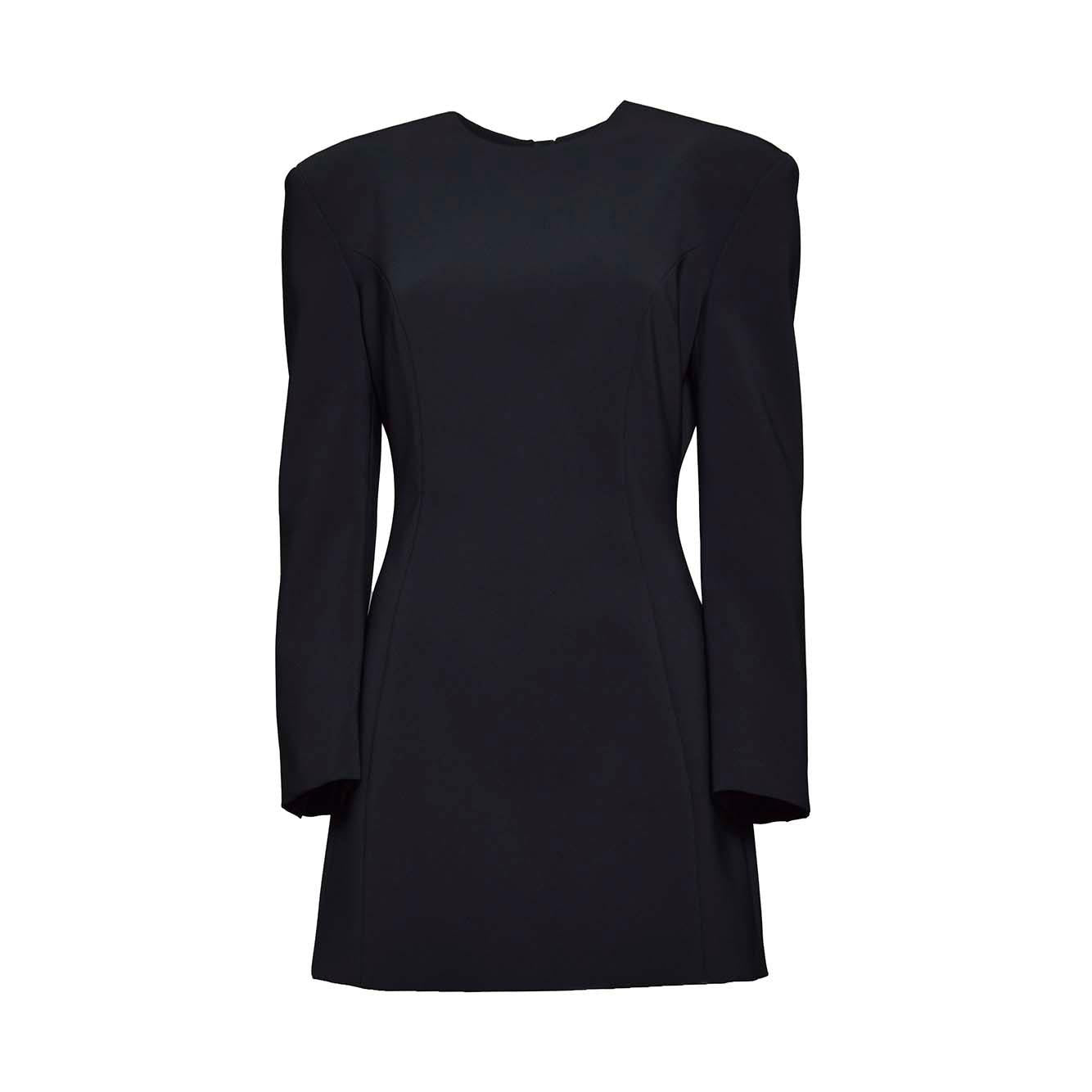 Abito Icon Zipped in crepe nero Dsquared2 