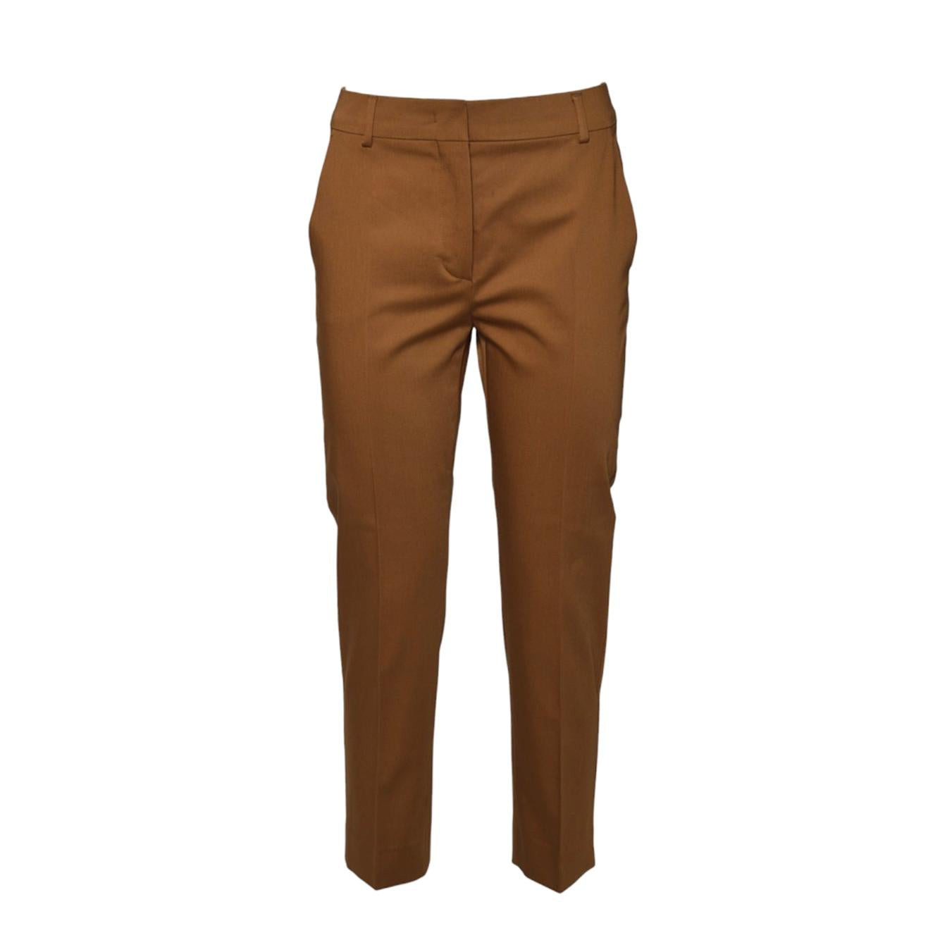 Pantalone Lince1234 crop in raso mattone Max Mara 