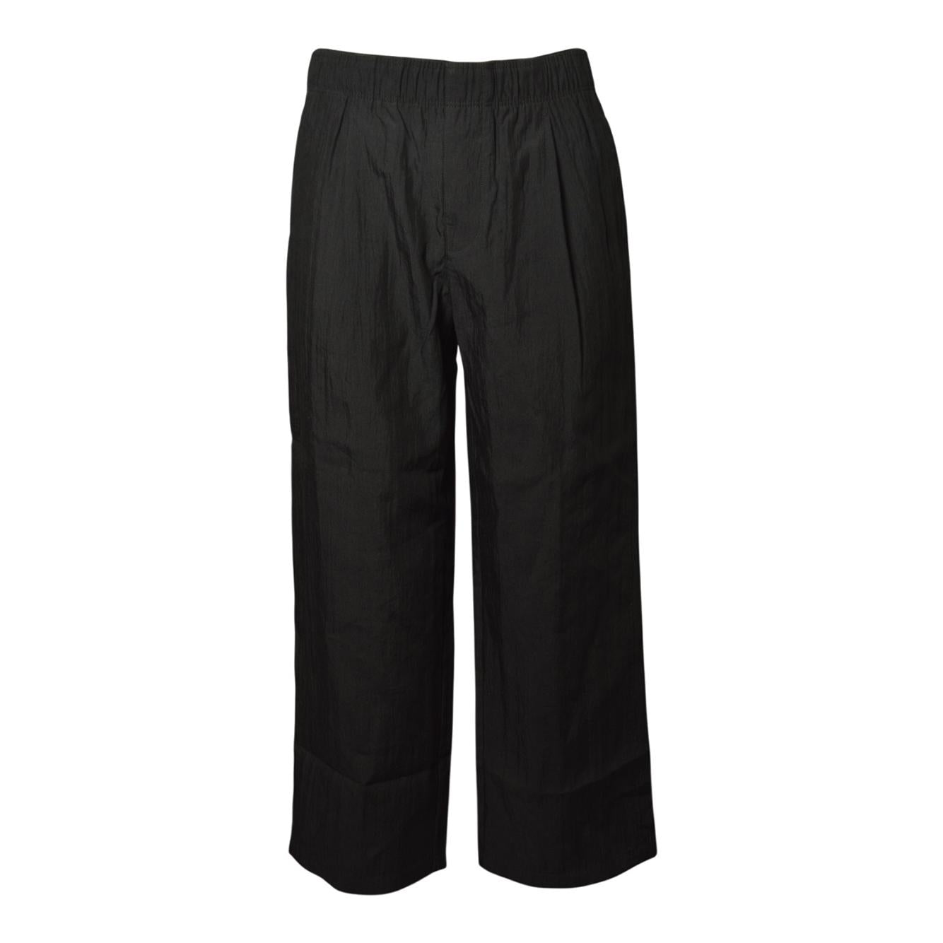 leisure trouser soot black techflax 