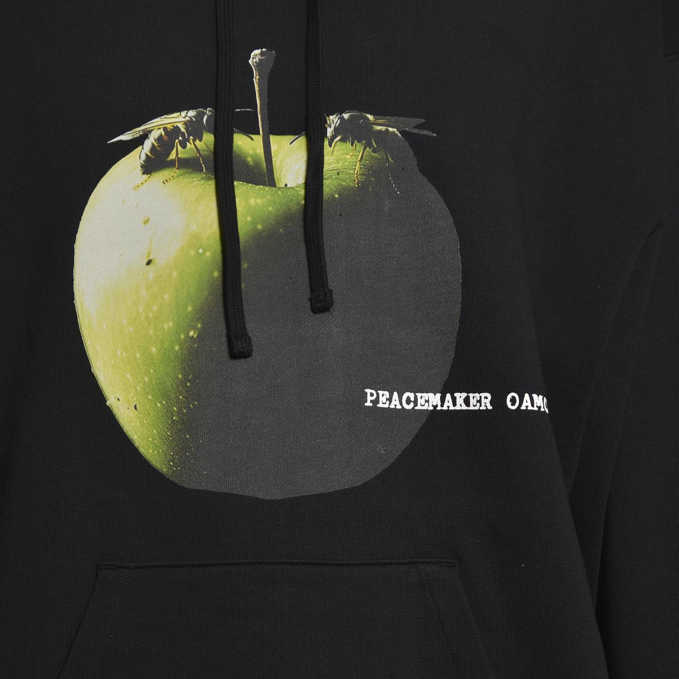 hoodie apple print 