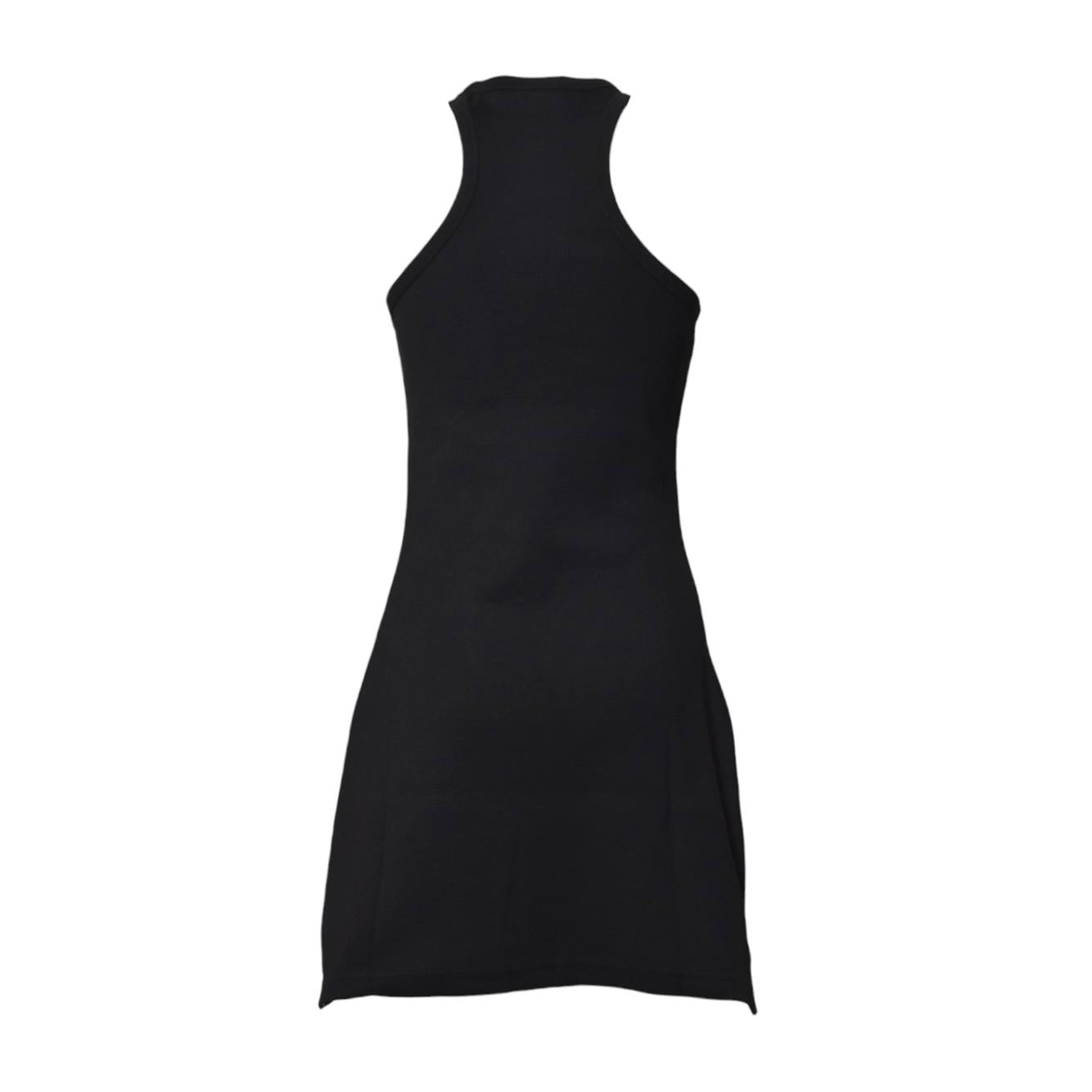 Mini abto Contrast Scuba in cotone nero Courrèges 