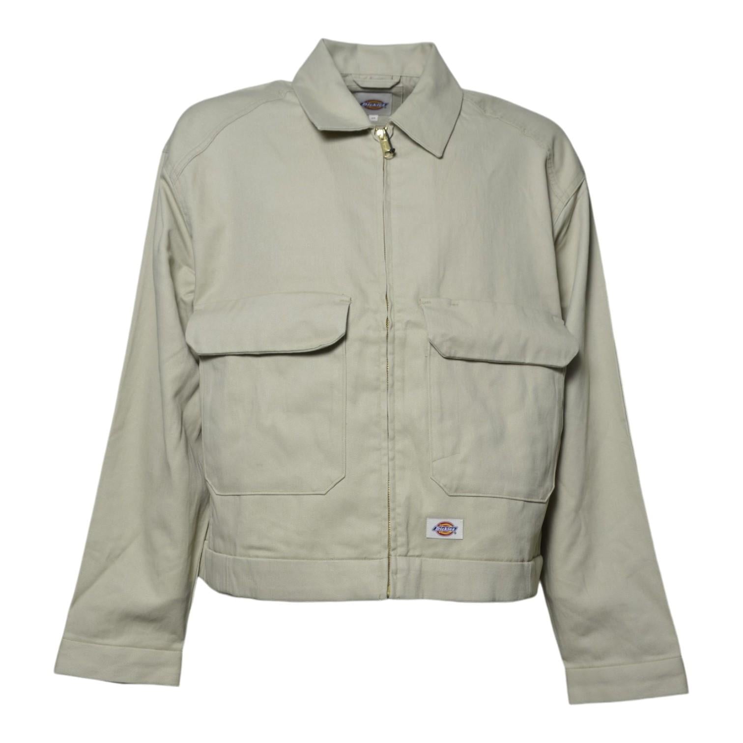 hemp twill trucker jacket 