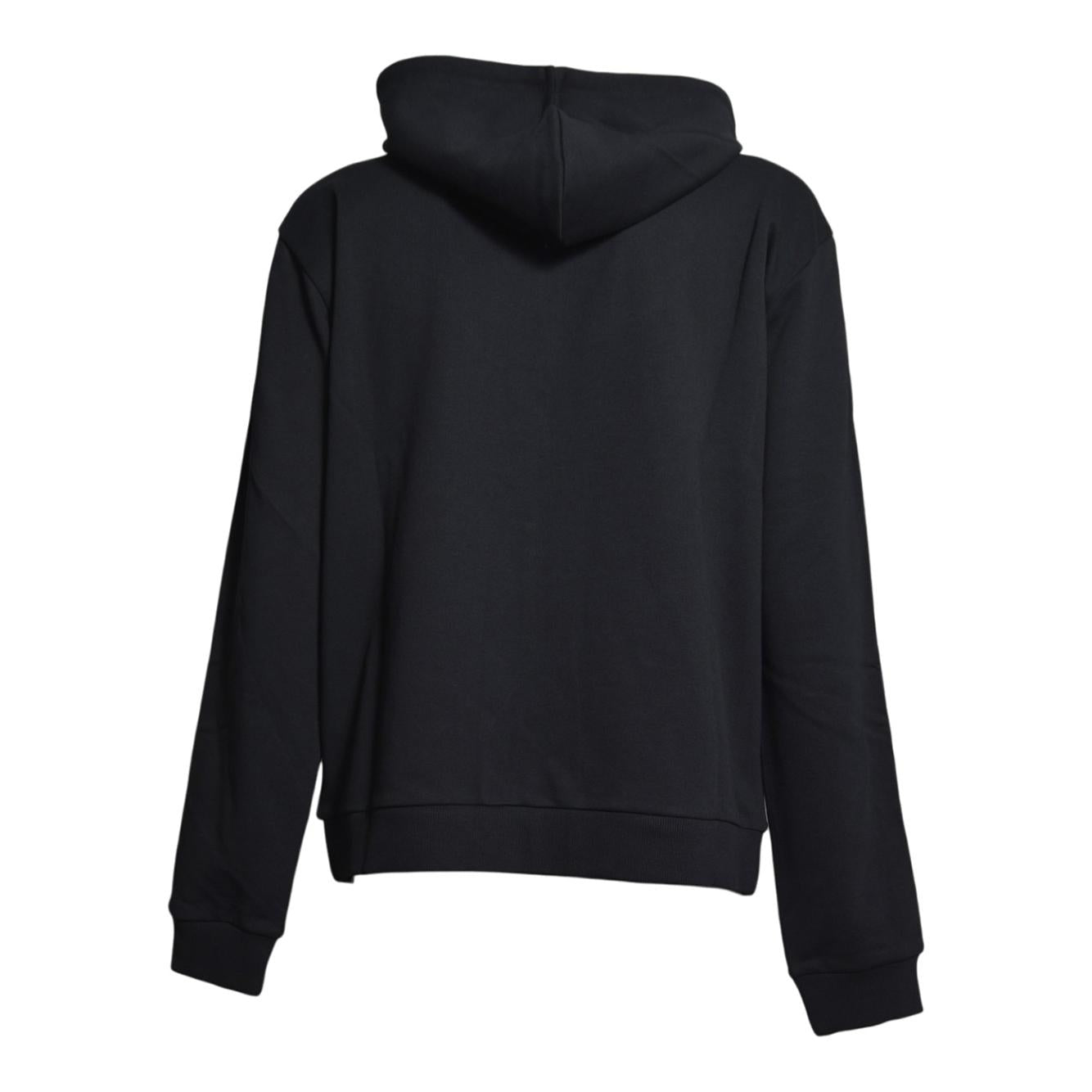 logo tape hoodie zip 