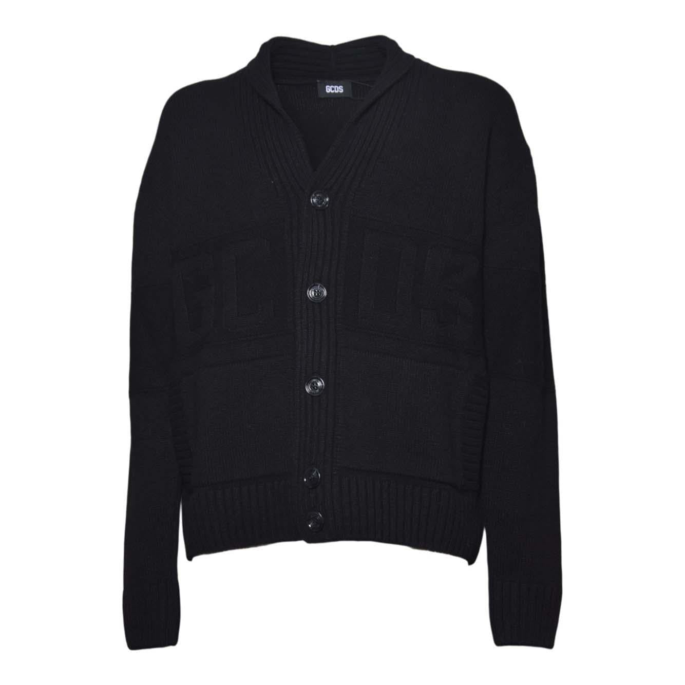 logo buttoned cardigan 