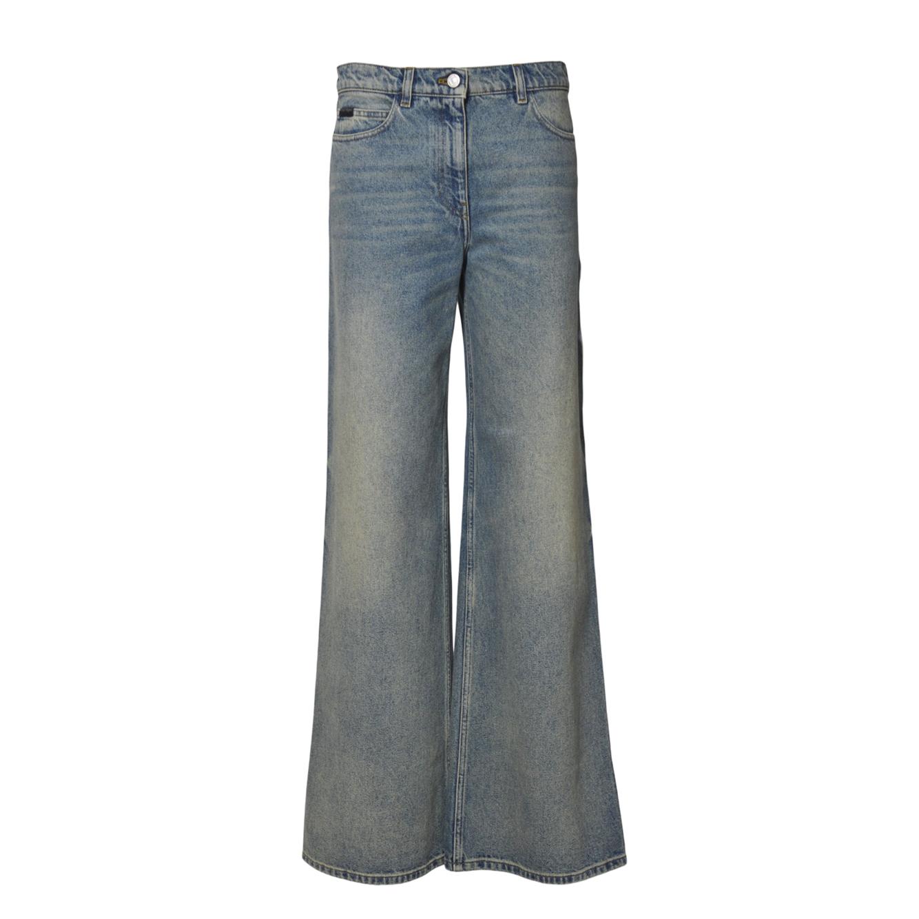 hammer denim baggy pants 