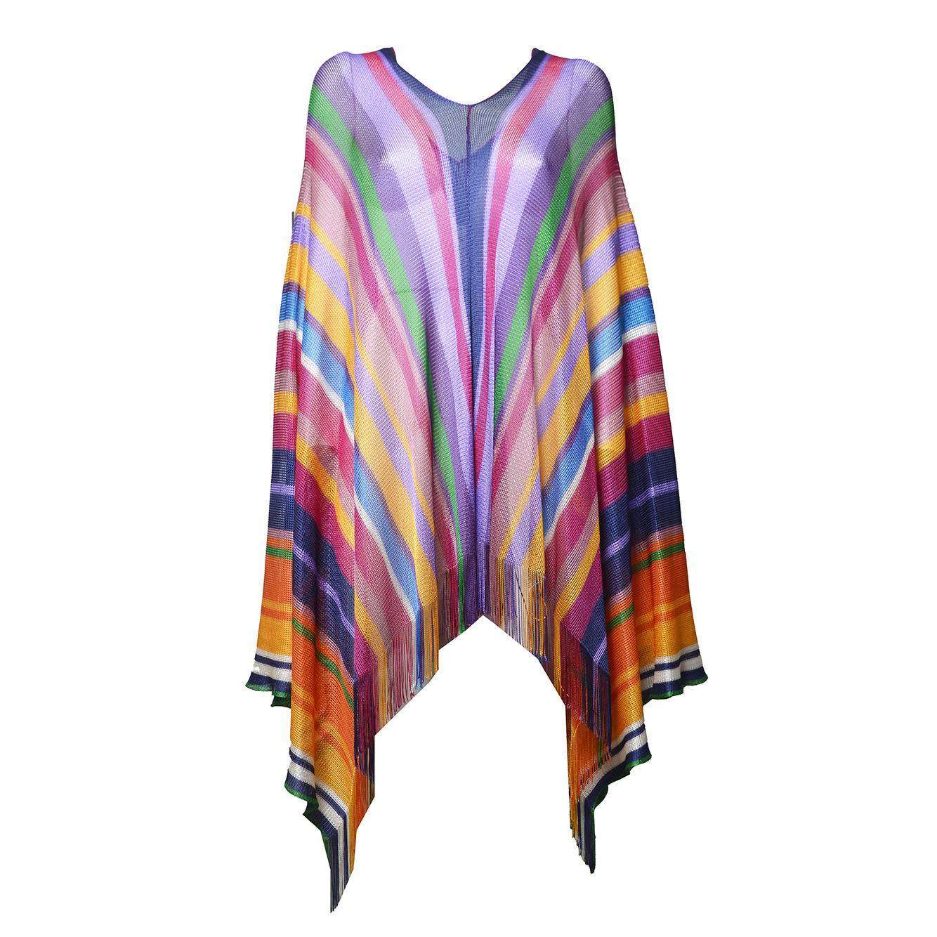 women's industrial crochet poncho 