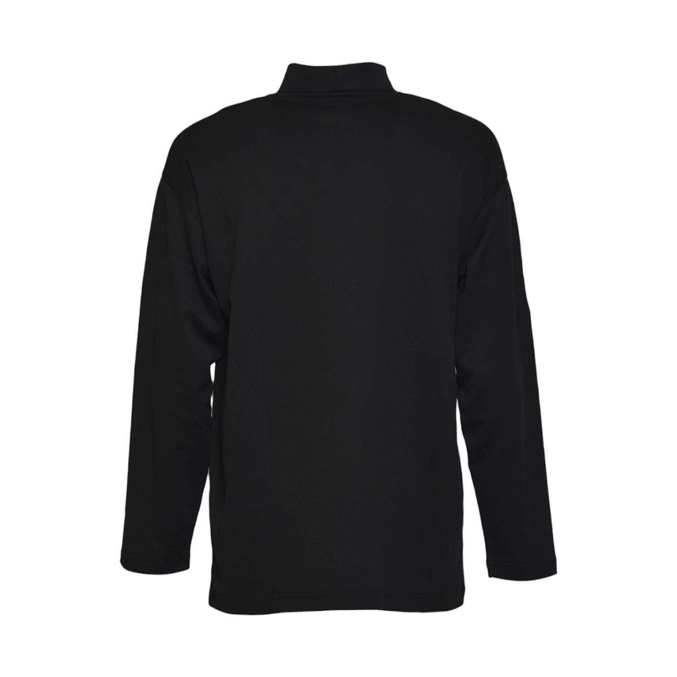 relaxed mock neck t-shirt 