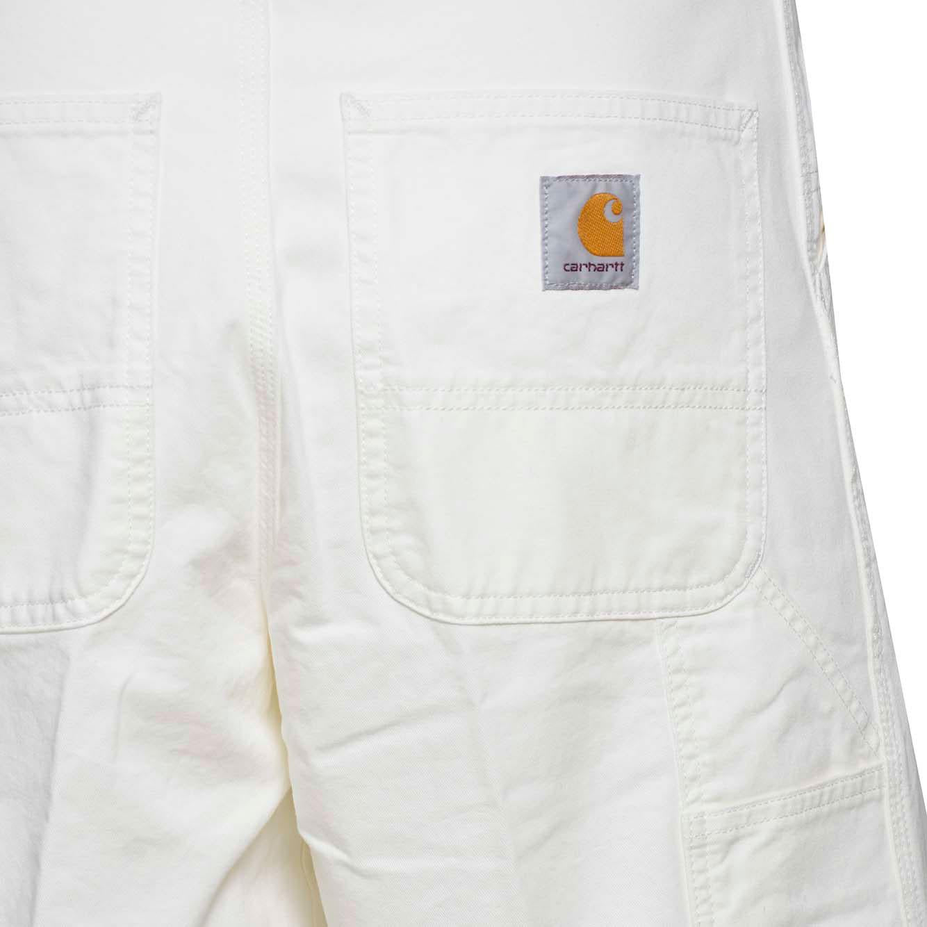 Bermuda Single Knee in cotone bianco Carhartt Wip 