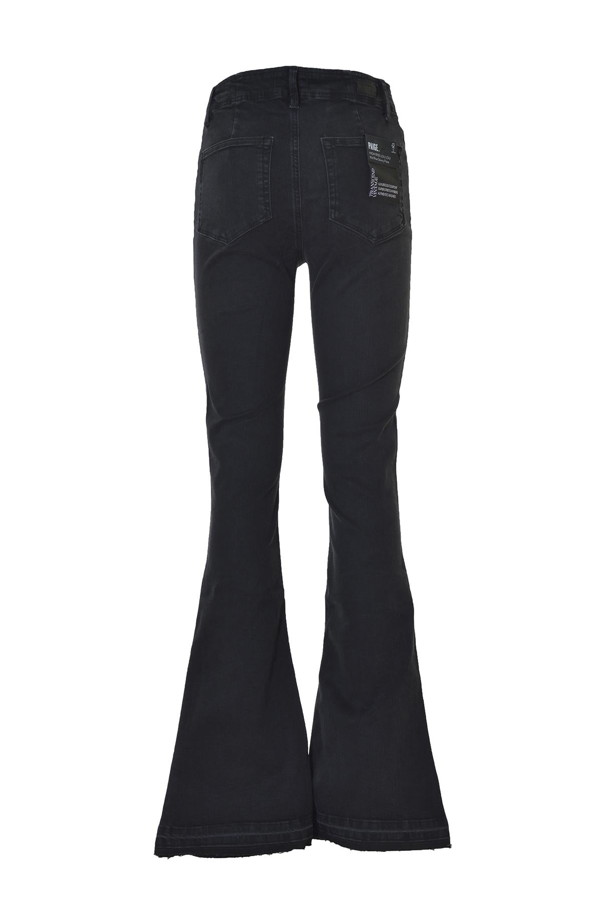 Jeans High Rise Lou Lou in denim nero Paige 
