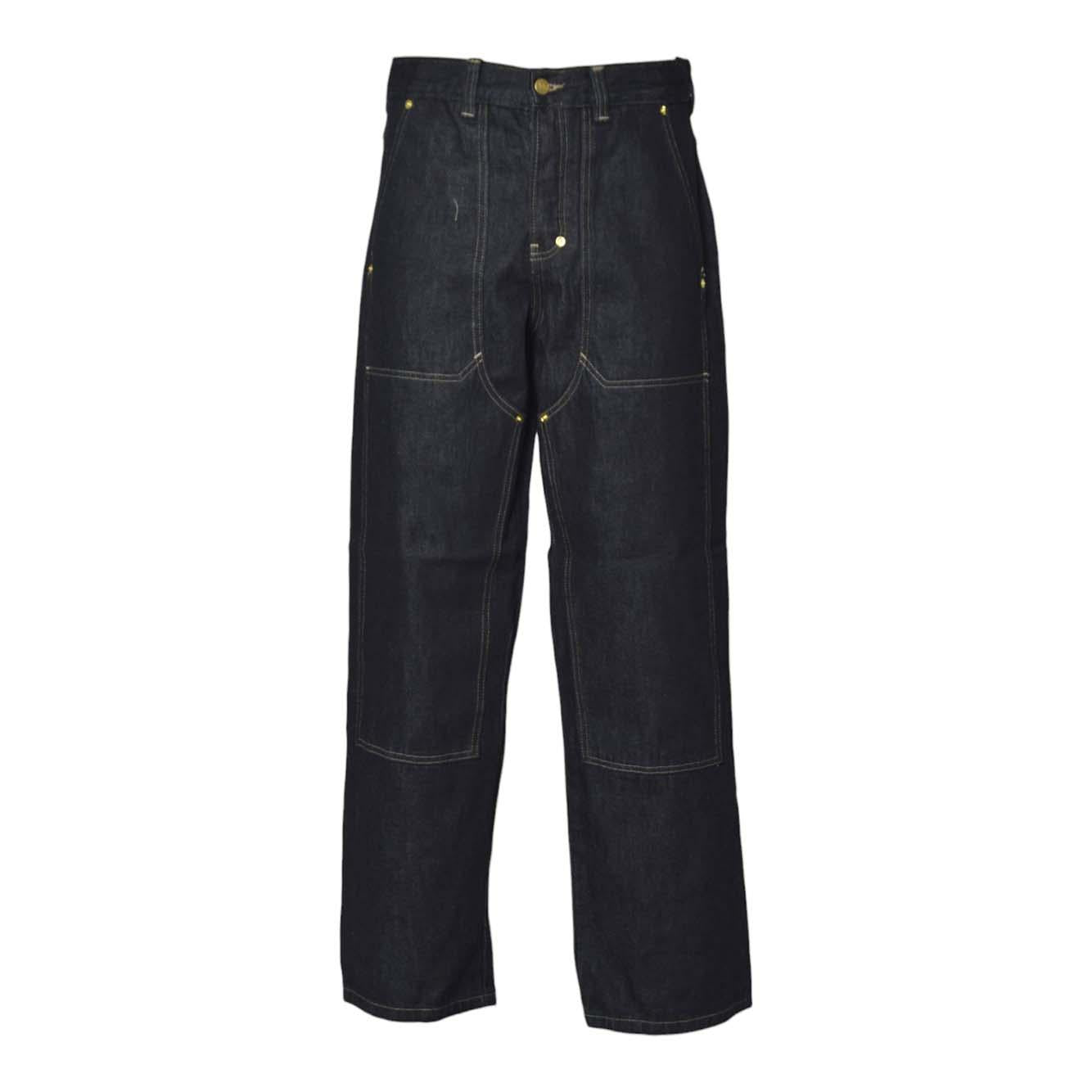 selvedge double knee denim raw 