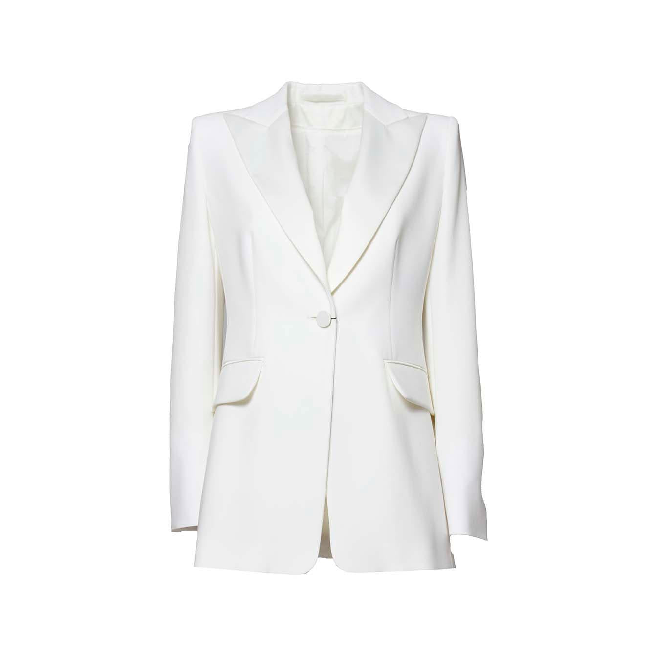 Giacca Plinio smoking in cady bianco sporco Max Mara 