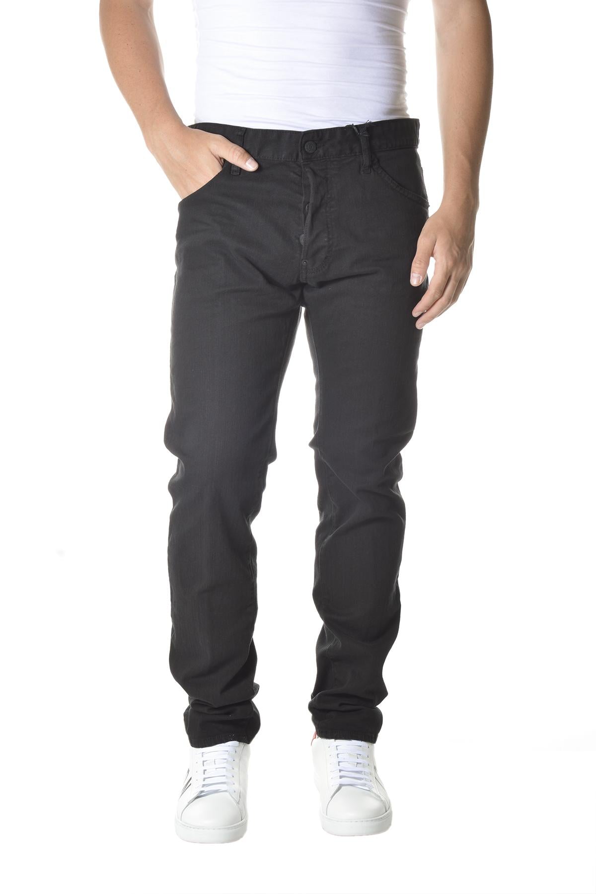 Jeans Cool Guy Black Bull in denim nero Dsquared2 