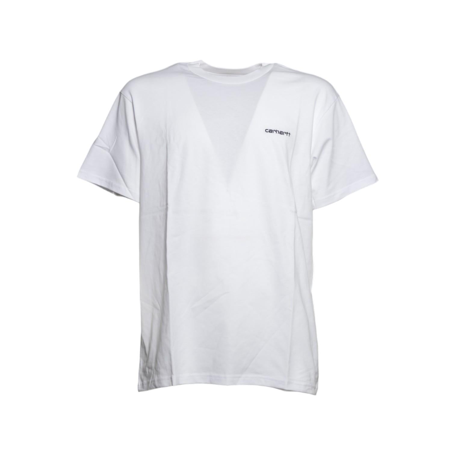 s/s script embroidery t-shirt 