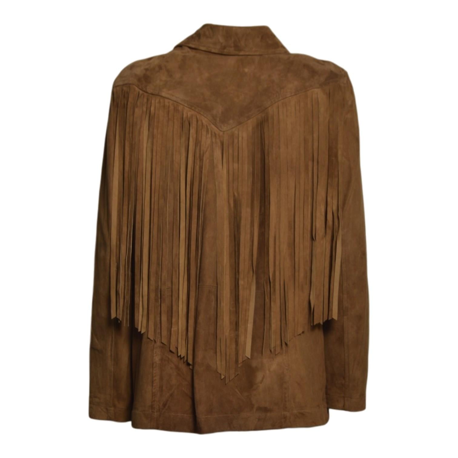 azzura camicia100% vera pelle camoscio 