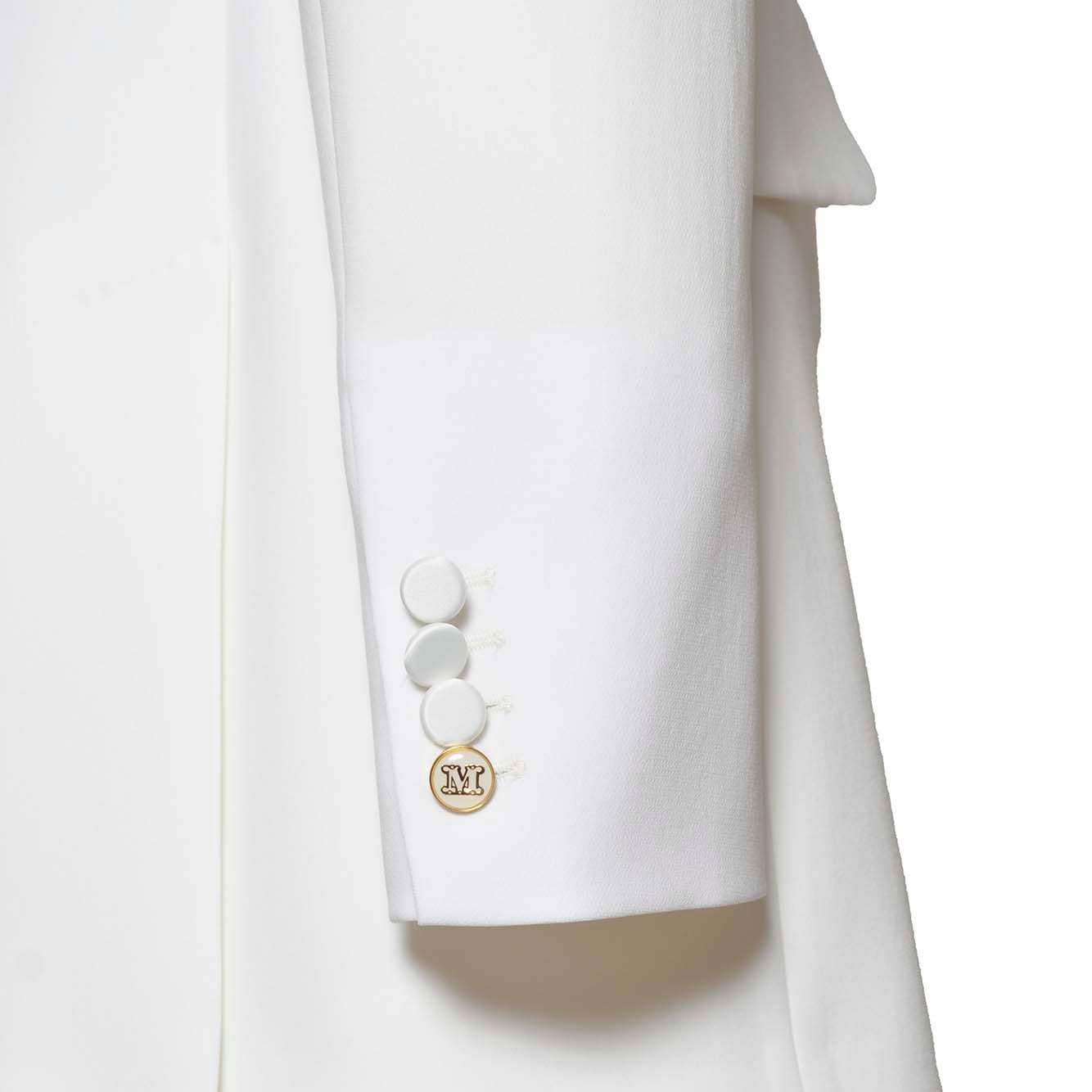 Giacca Plinio smoking in cady bianco sporco Max Mara 