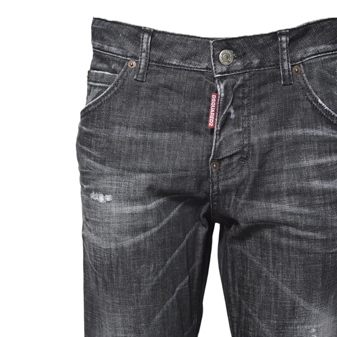 Jeans Cool Girl Easy in denim nero Dsquared2 