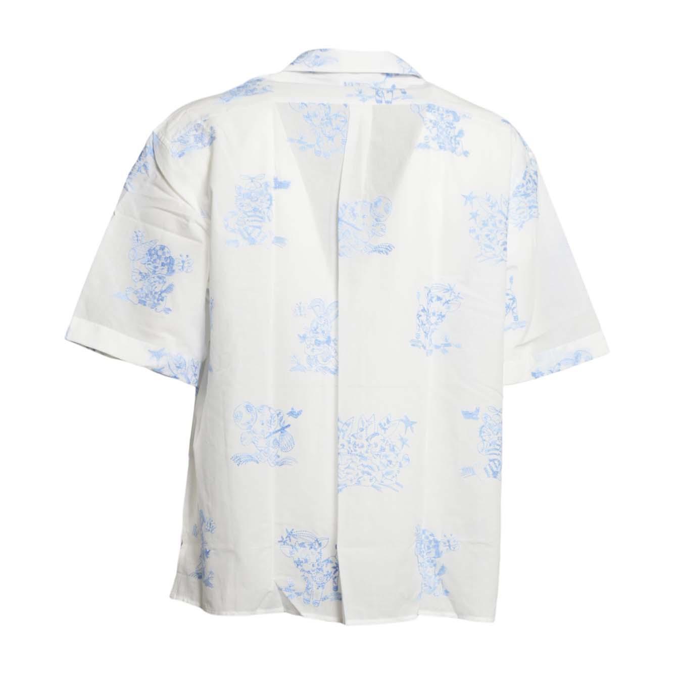 kenzo cartoon hawaiian short sleeve shirt 