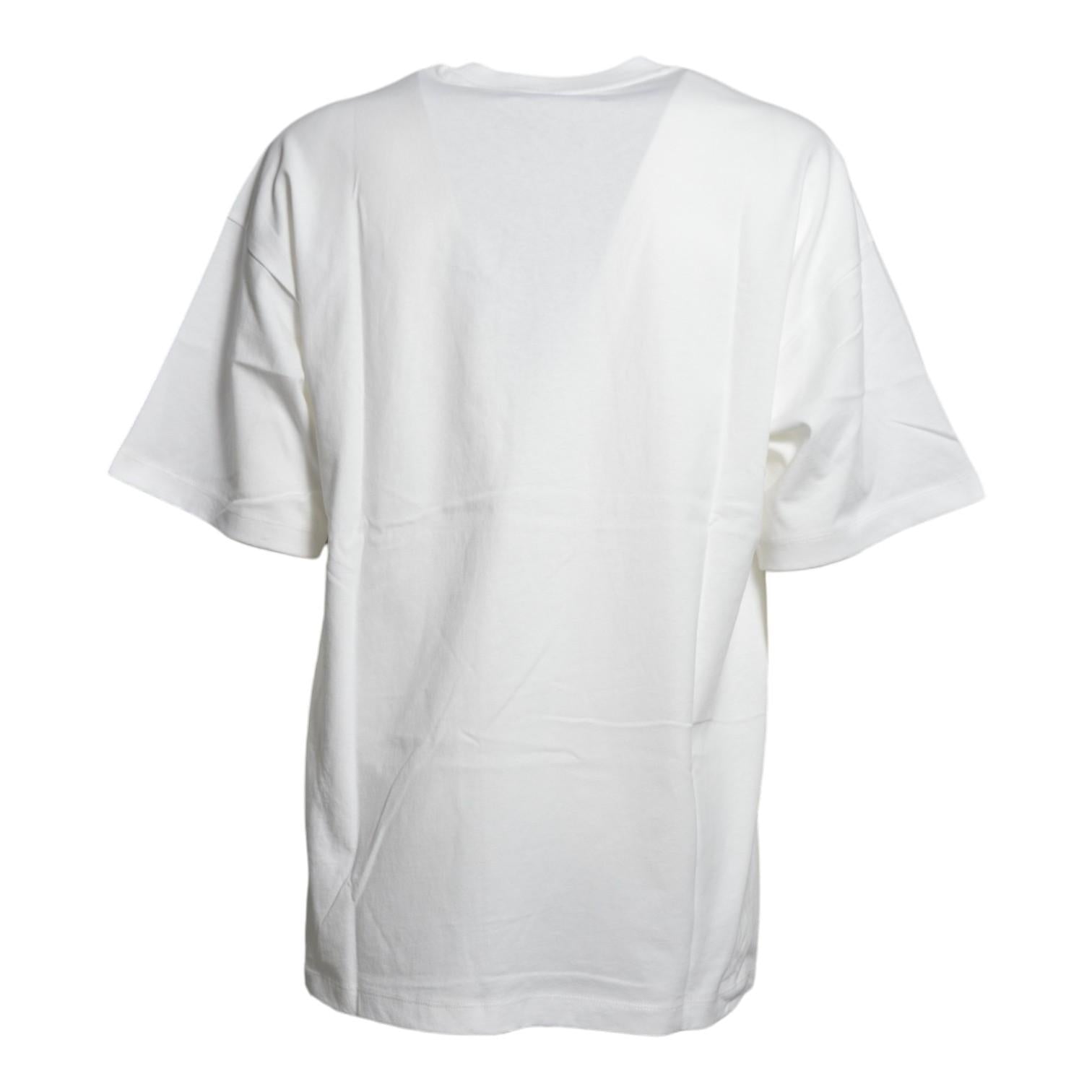 oversize tee apple print 