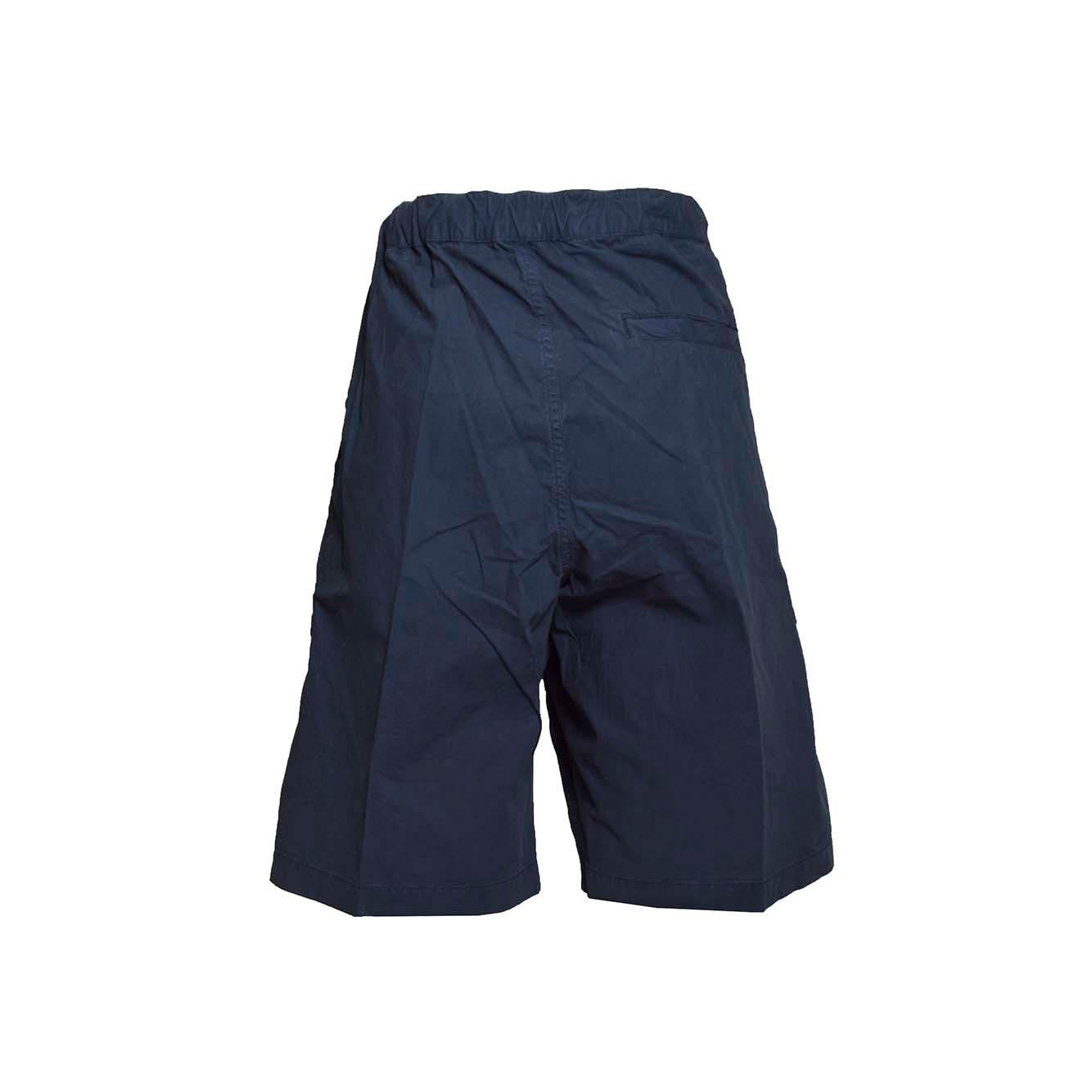 Bermuda Lou in cotone blu navy Aspesi 