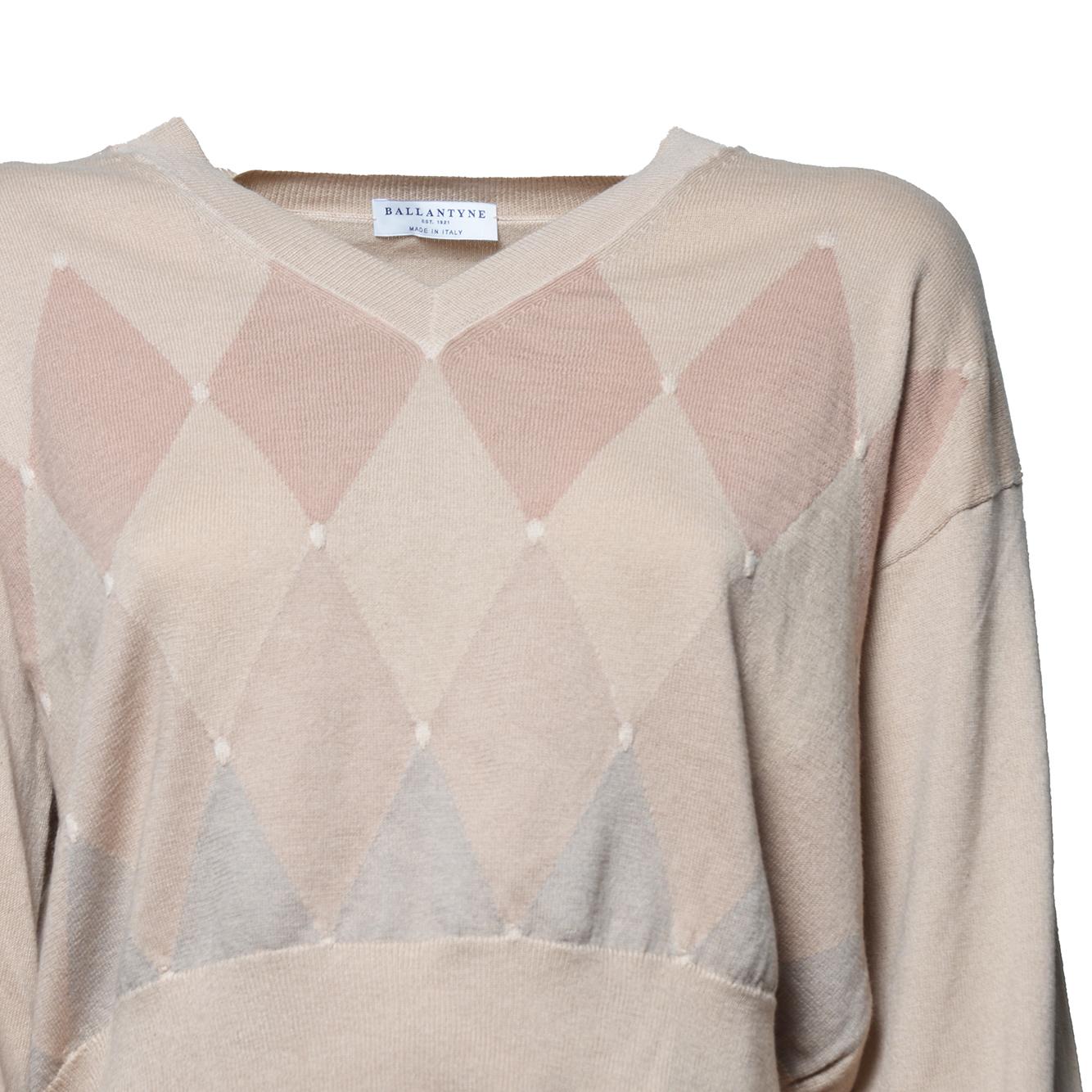 v neck pullover diamond dyed antique<BR/> 