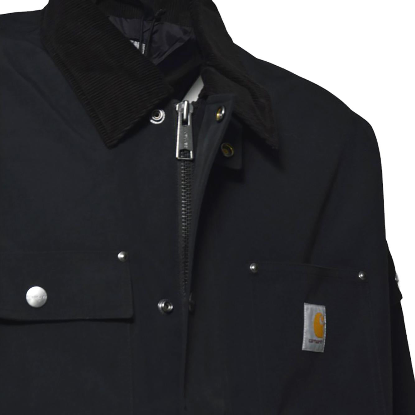 Giacca Clapton in cotone nero Carhartt 