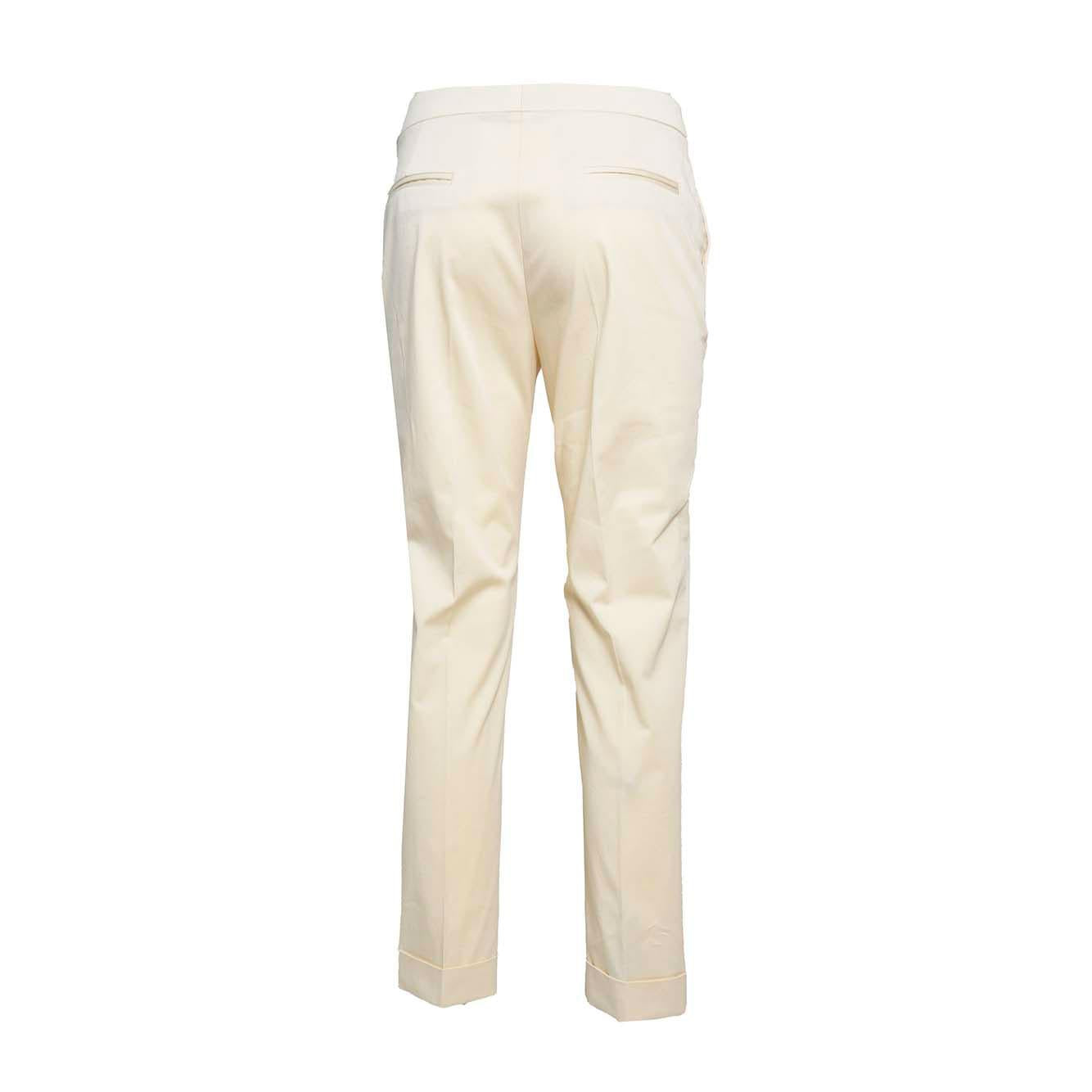Pantalone dritto in cotone panna Etro 