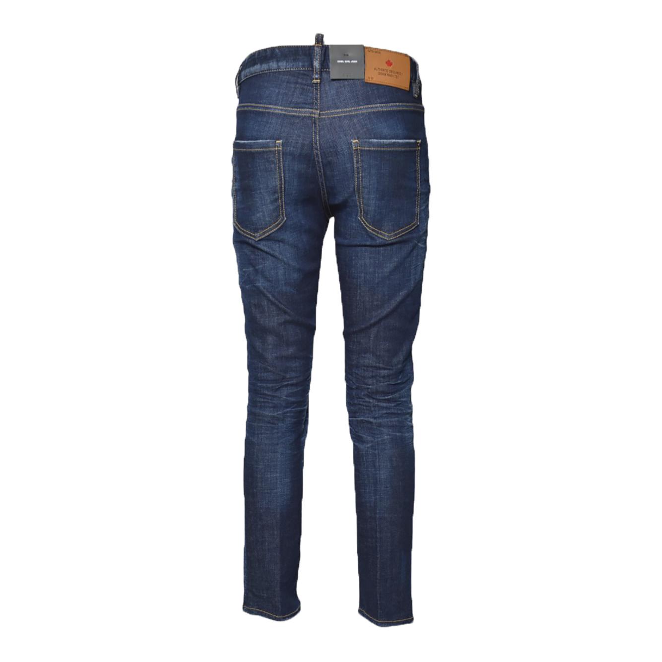 Jeans Cool Girl in cotone denim blu Dsquared2 