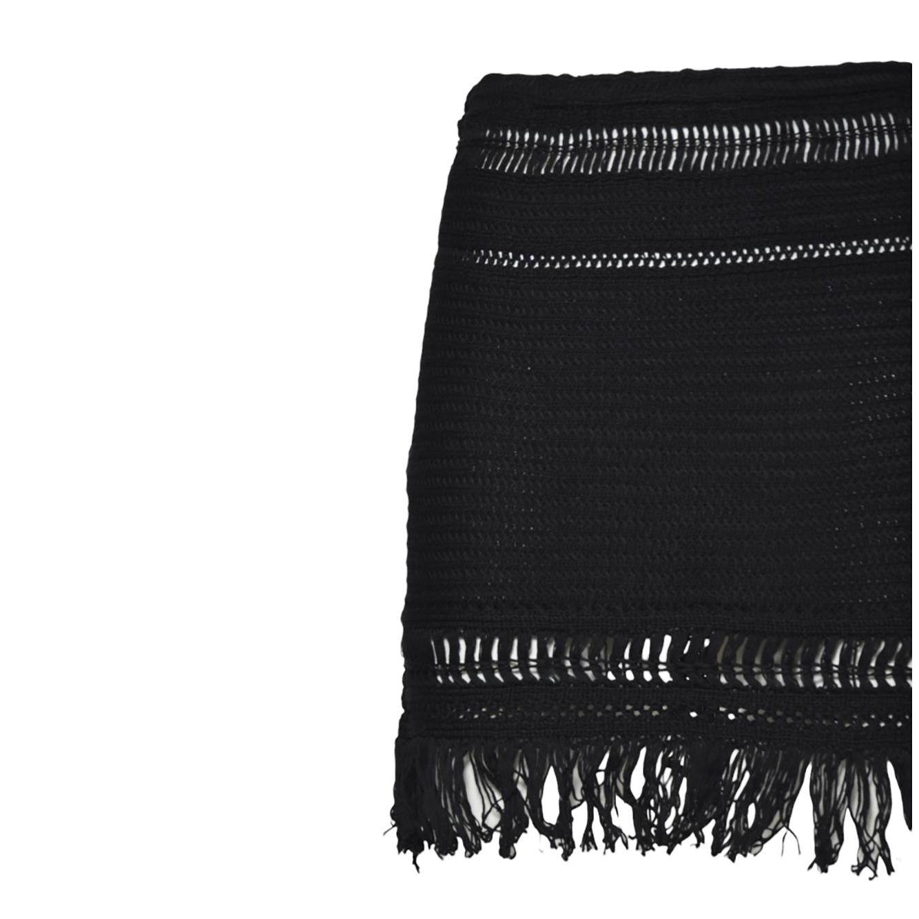 Minigonna Ardena in macramè nero Marant Etòile 
