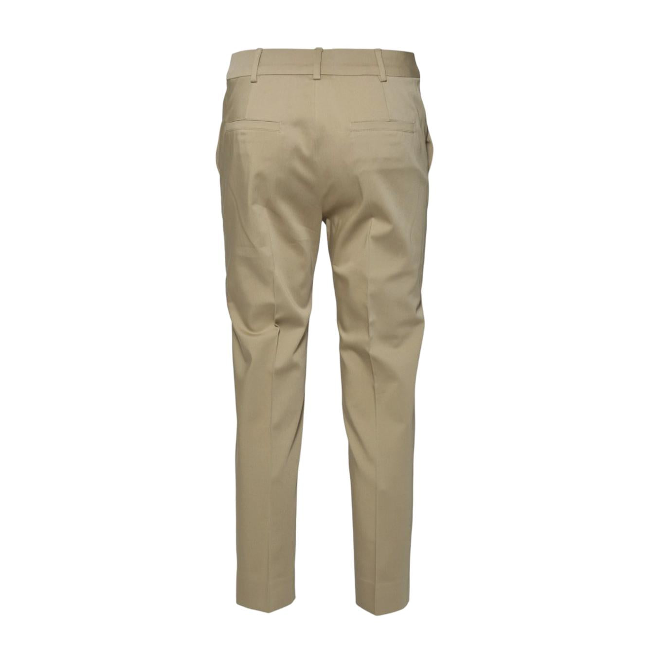 Pantalone Lince1234 crop in raso cammello Max Mara 