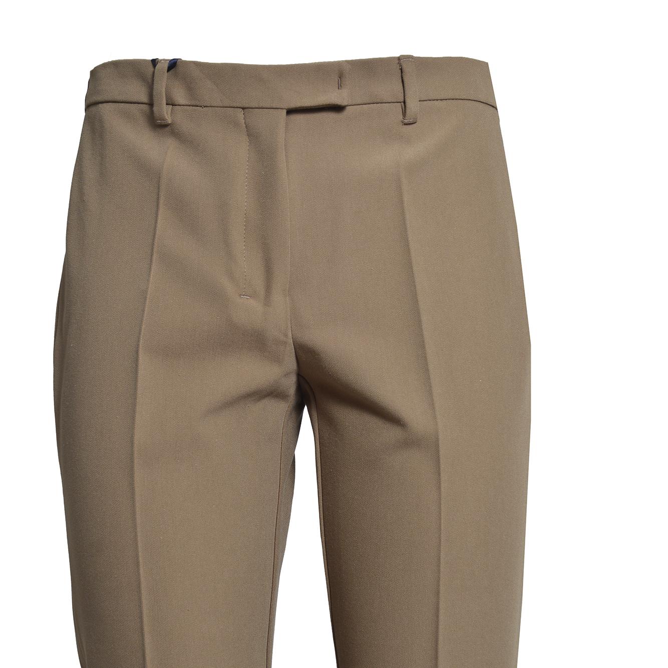 Pantalone Fatina in cotone e viscosa marrone 'S Max Mara 